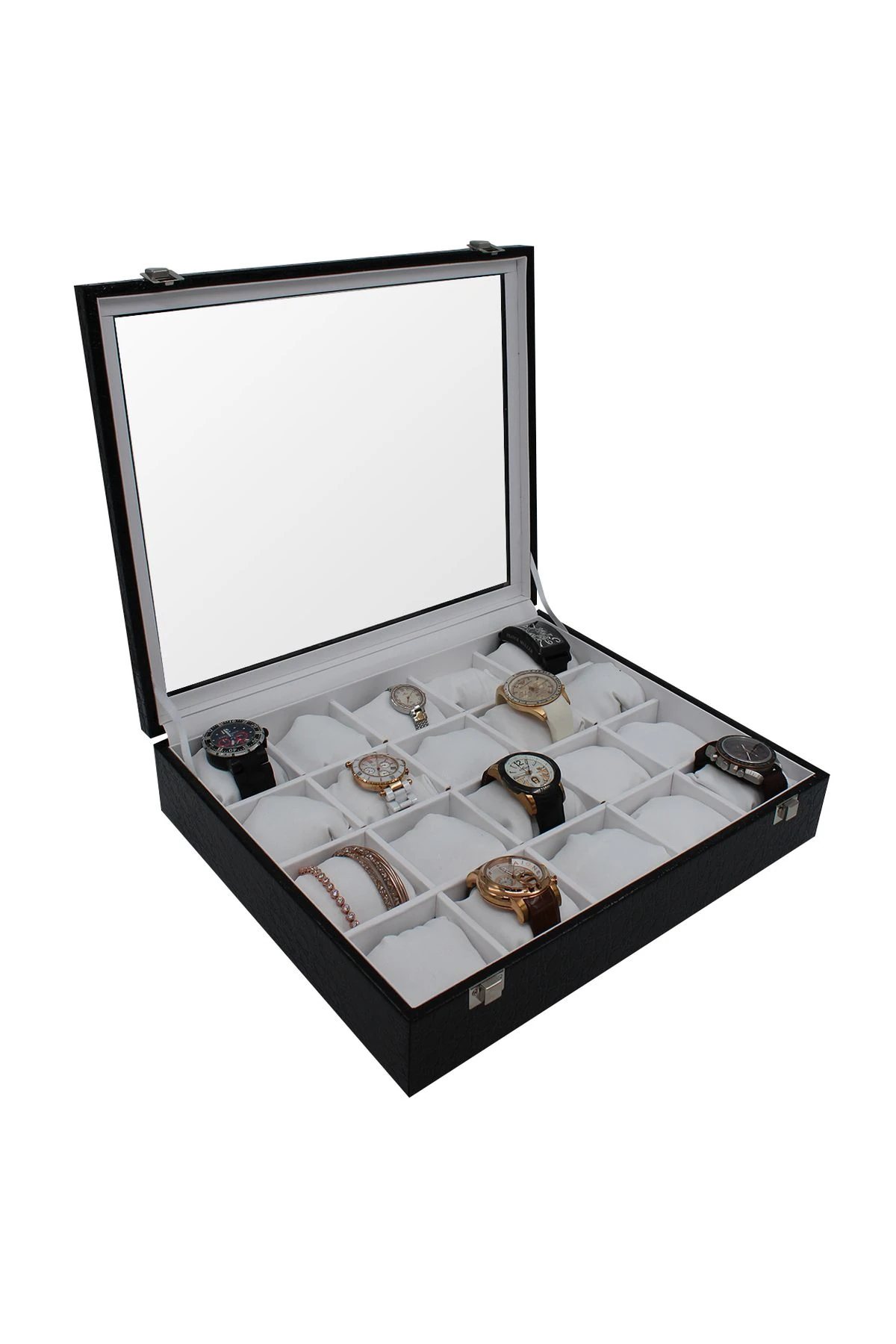 Saat Kutusu 20'li Siyah Rugan Içi Beyaz
