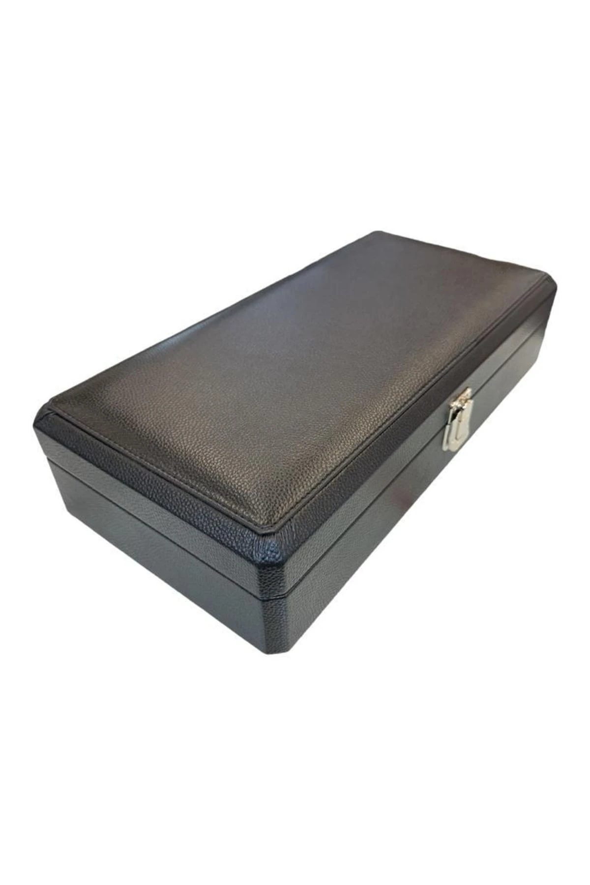 10'lu Saat Çantası Diplomat Model Geniş Siyah