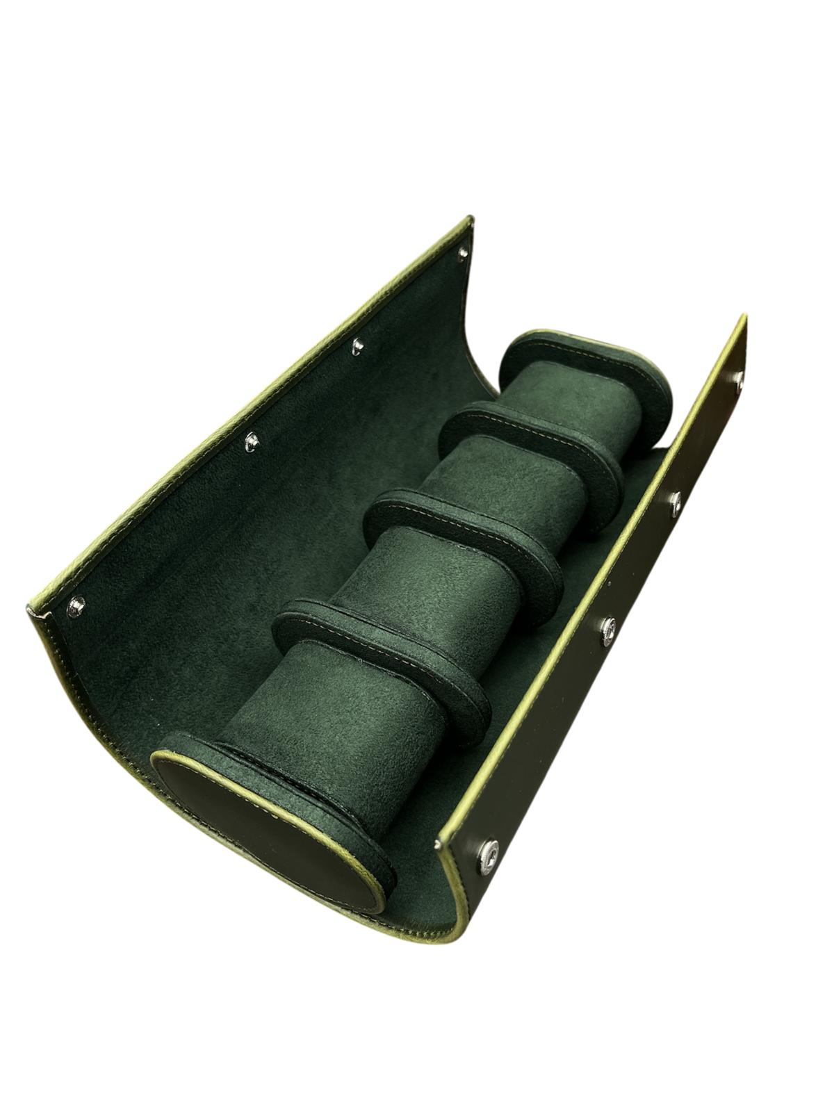 Saat Taşıma Kutusu Çıtçıtlı 4’lü – Seyahat Model Yeşil