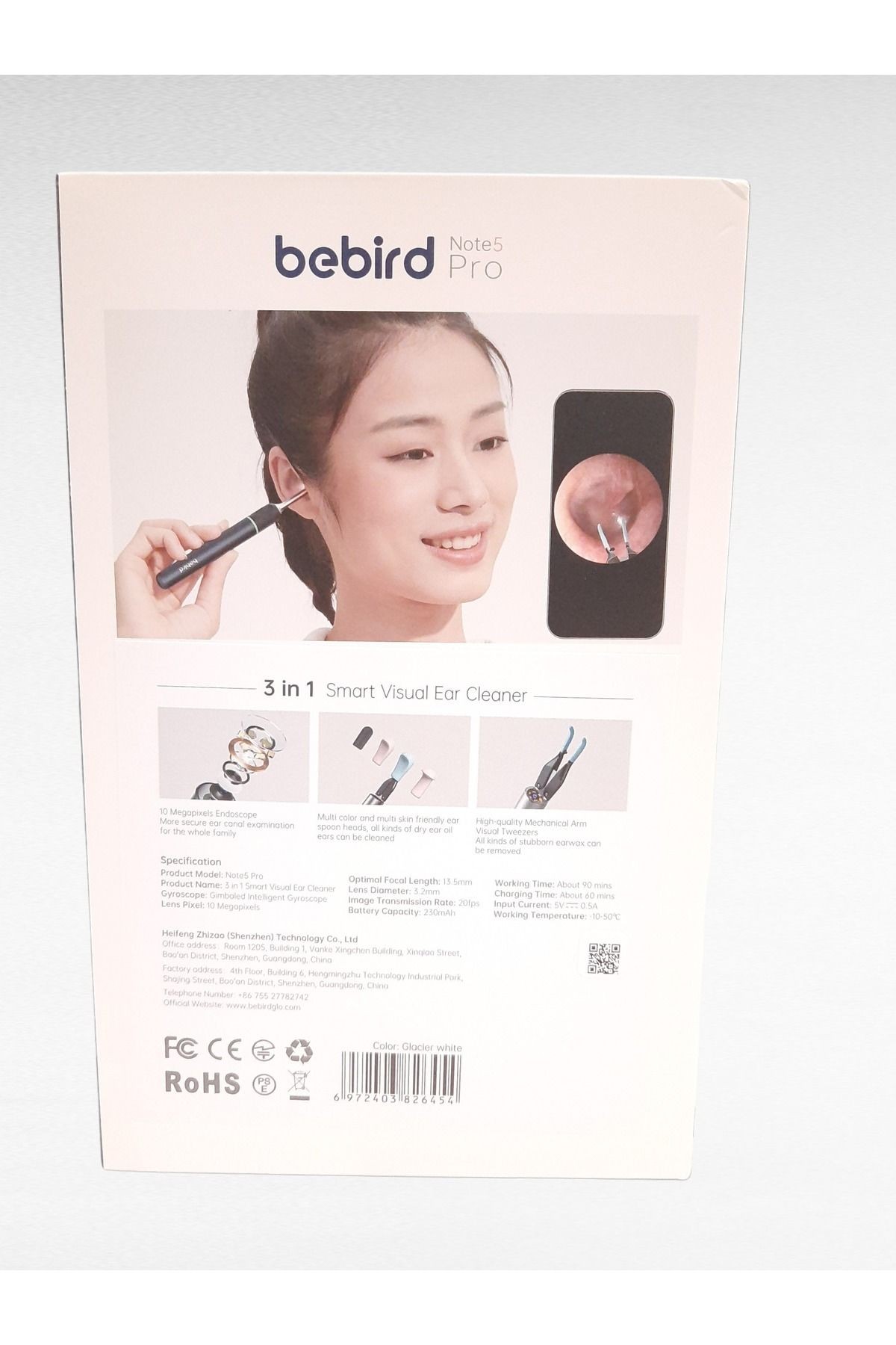 Bebird Note 5 Pro Akıllı Kulak Temizleme Çubuğu
