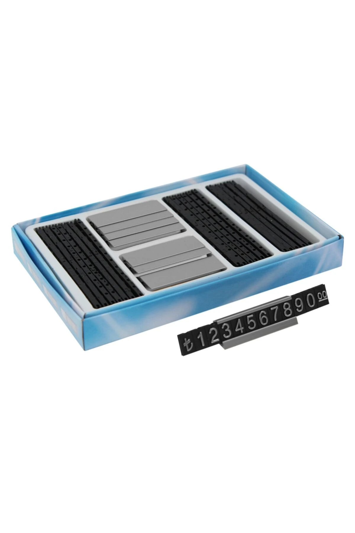 Metal Etiketlik Silver