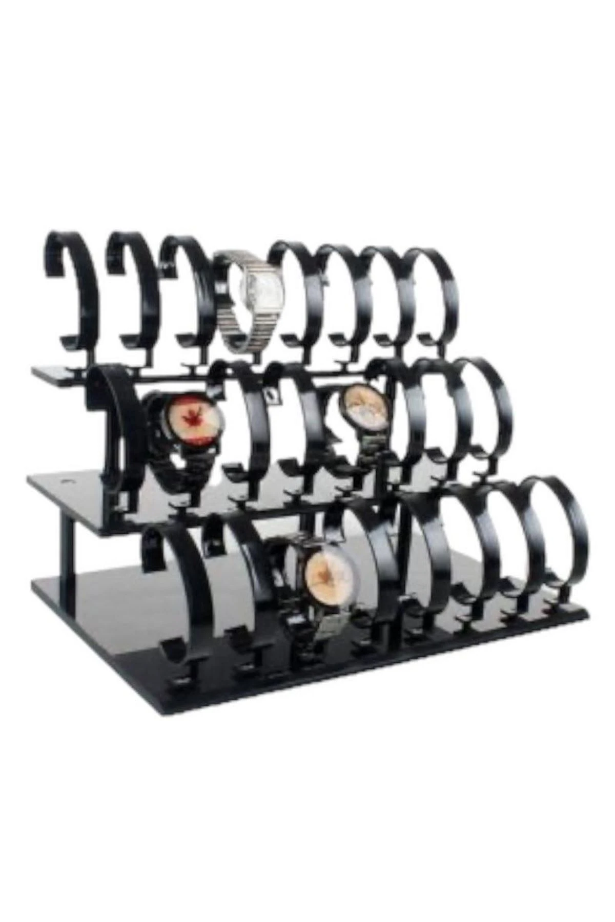 Saat Standı 24'lü Kademeli Blok Siyah