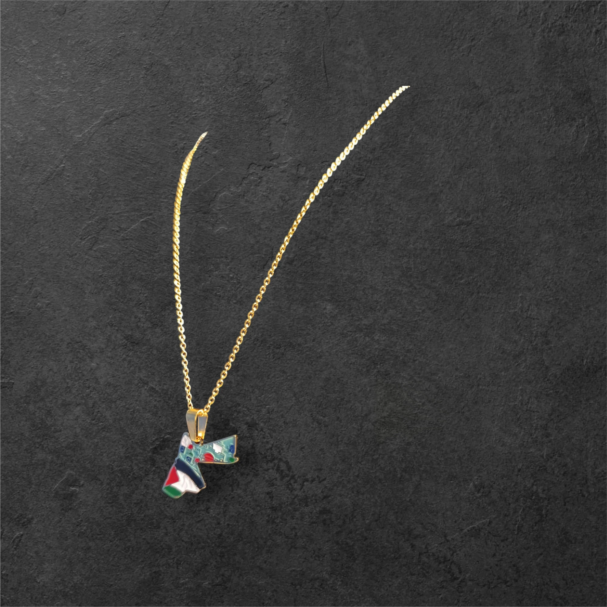 Filistin Temalı ÖZel Tasarım Kolye