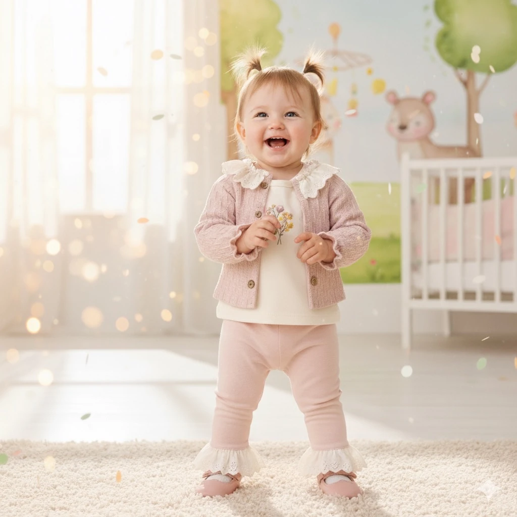 %100 Cotton Fırfır Yakalı Triko 3’Lü Takım