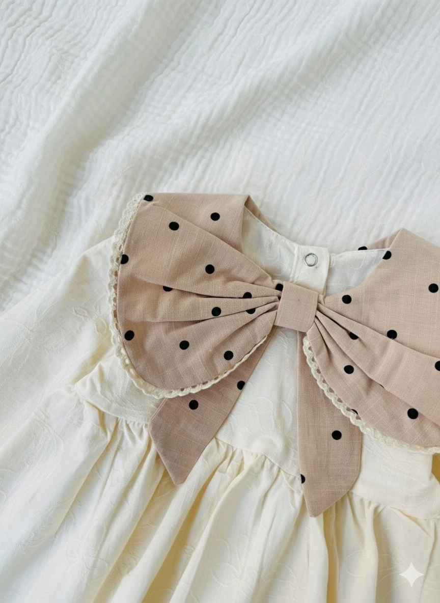 VİOLET Yaka Pamuk Elbise