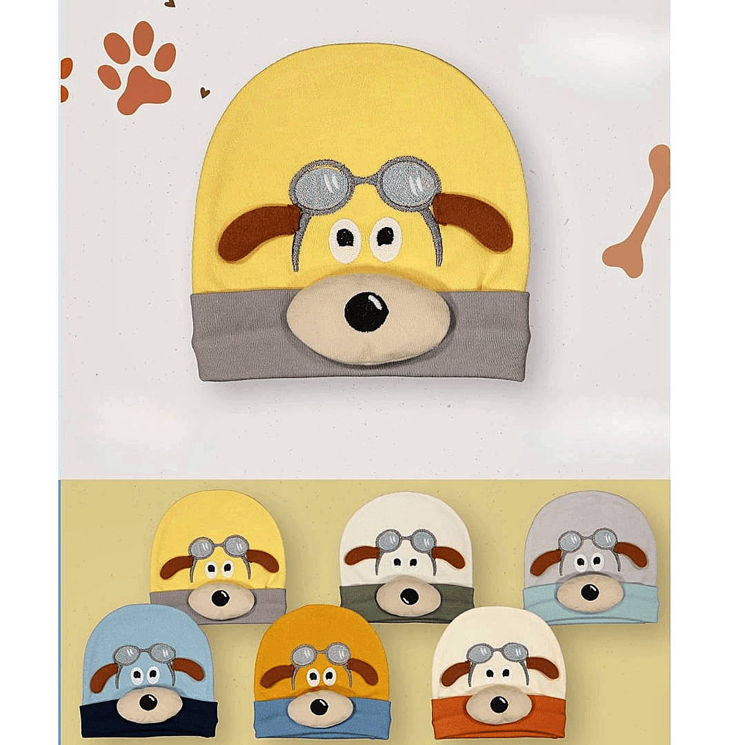 Pamuklu Pilot Köpek Şapka 