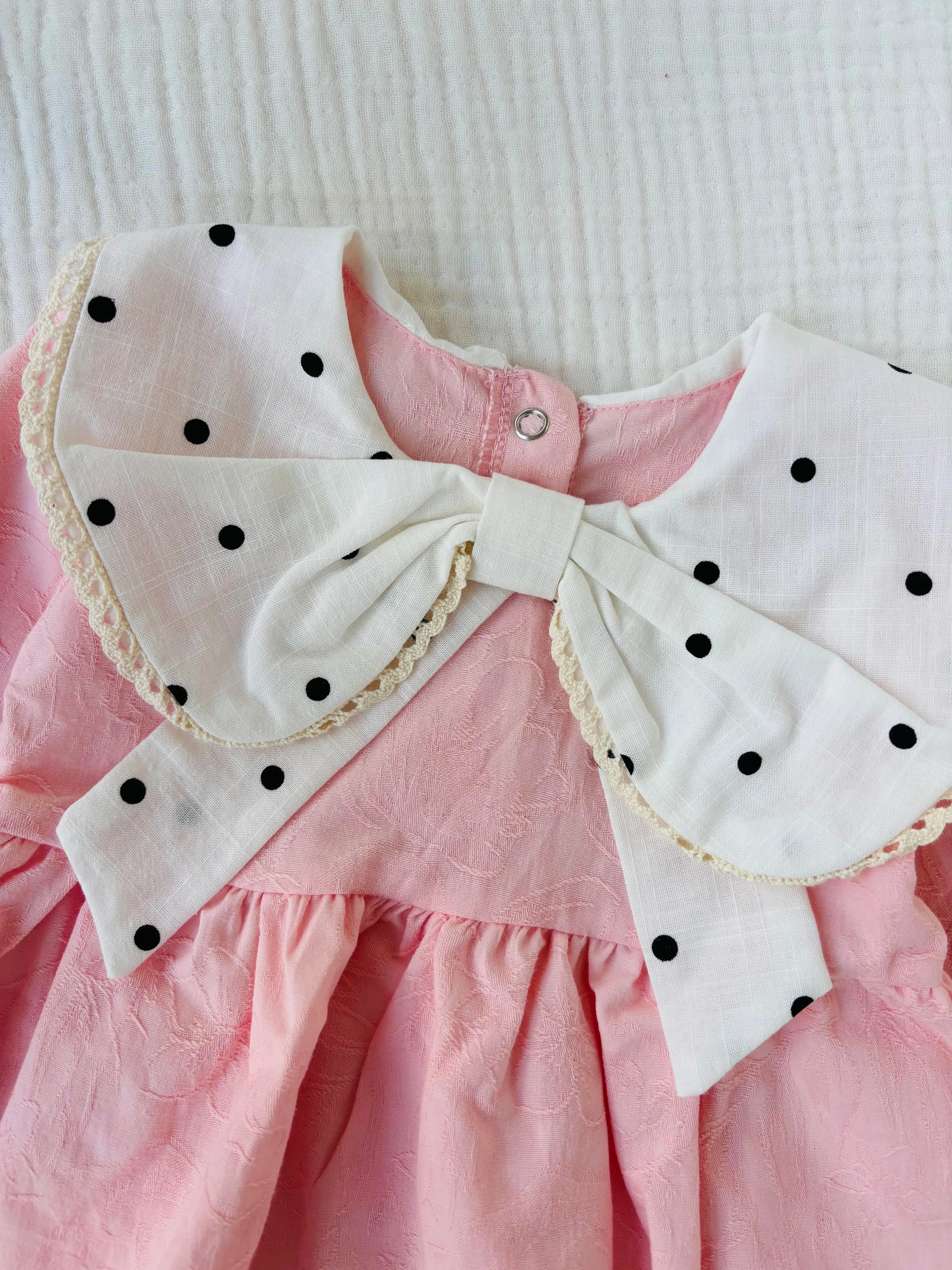 VİOLET Yakalı Pamuk Elbise 