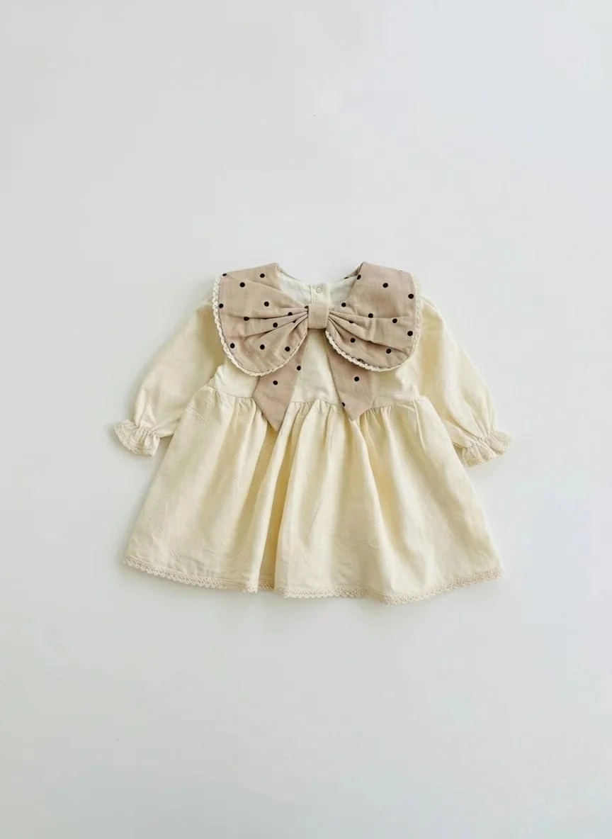 VİOLET Yaka Pamuk Elbise