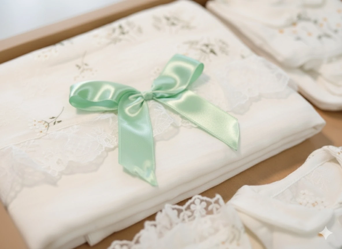 %100 Müslin Pamuk 10’lu Hastane Çıkış Seti