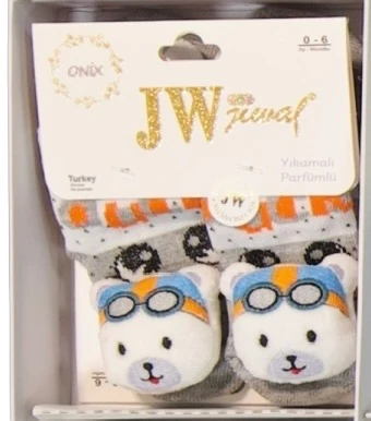 Organik Pamuk Oyuncak Figürlü Çorap