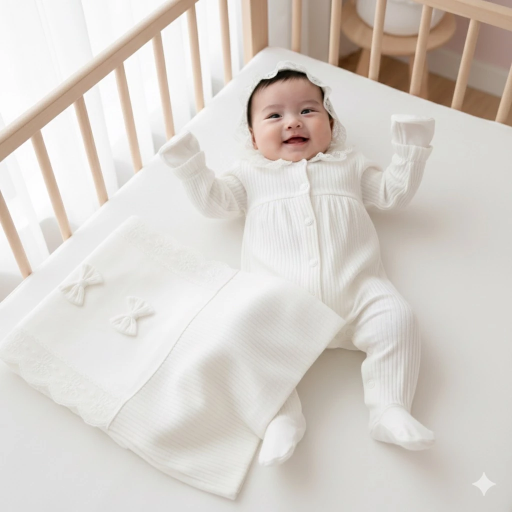 Monalısa Organik Pamuklu 0-3 Ay 10'lu Hastane Çıkış Seti