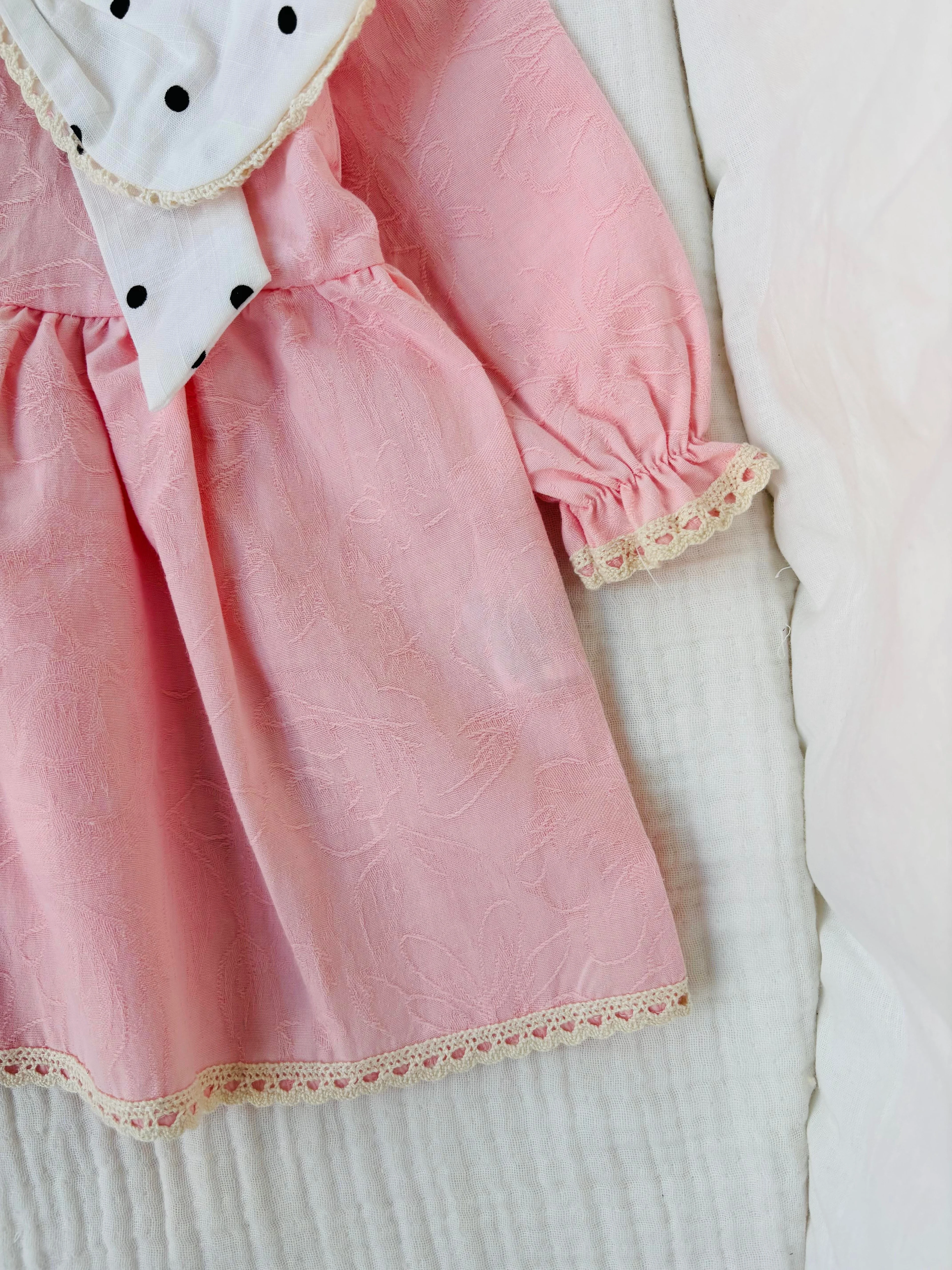 VİOLET Yakalı Pamuk Elbise 