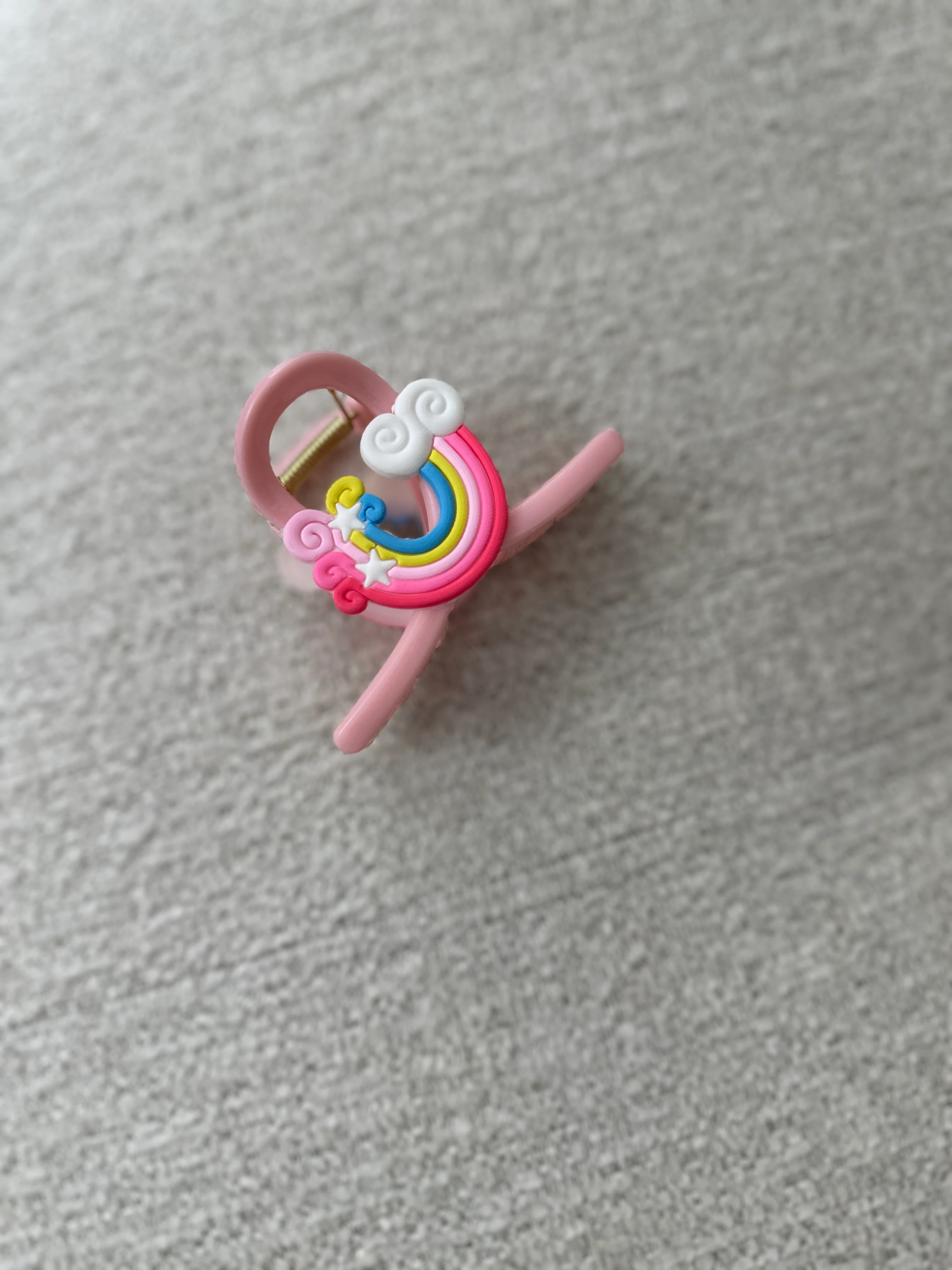 Pudra Gökkuşağı Mandal Kız Çocuk Tokası