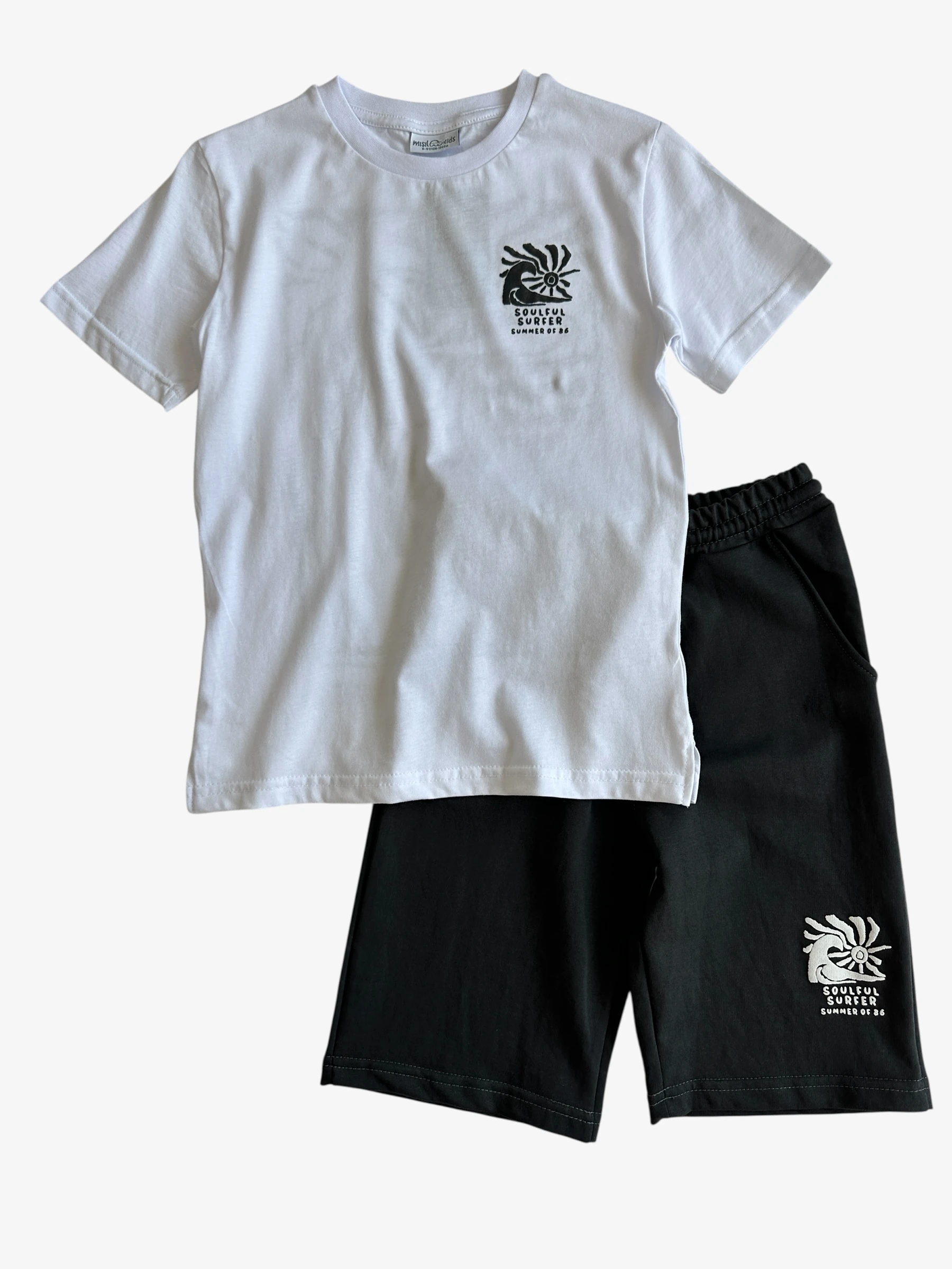 Erkek Çocuk Şortlu Basic Takım