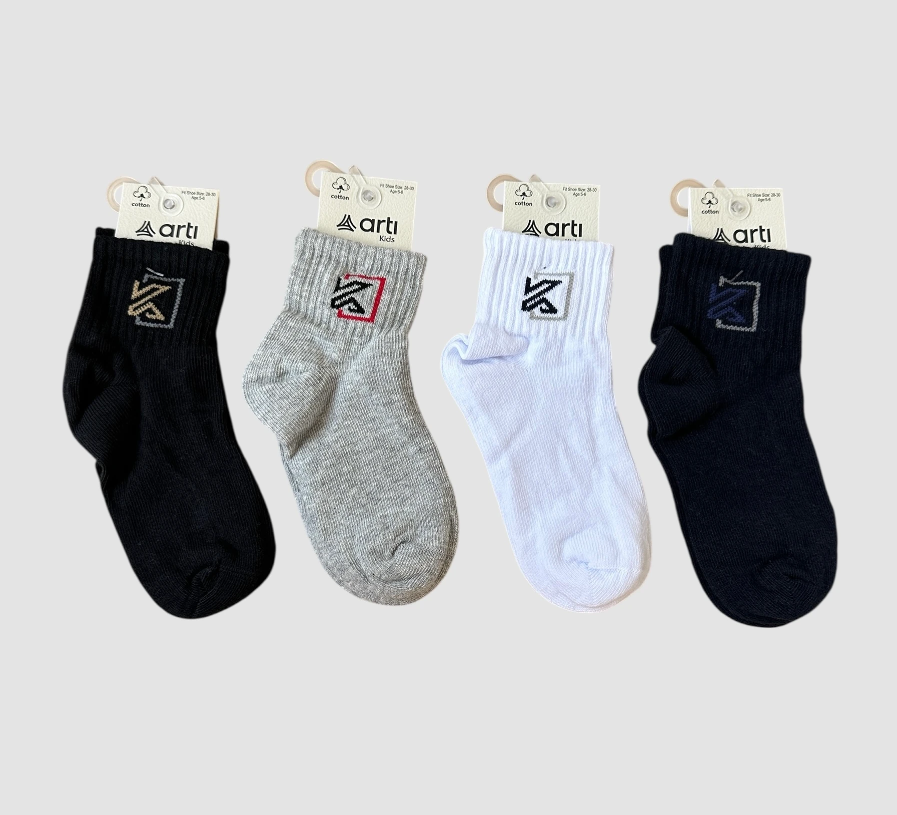 Merih Erkek Çocuk Soket Çorap Seti 4'lü