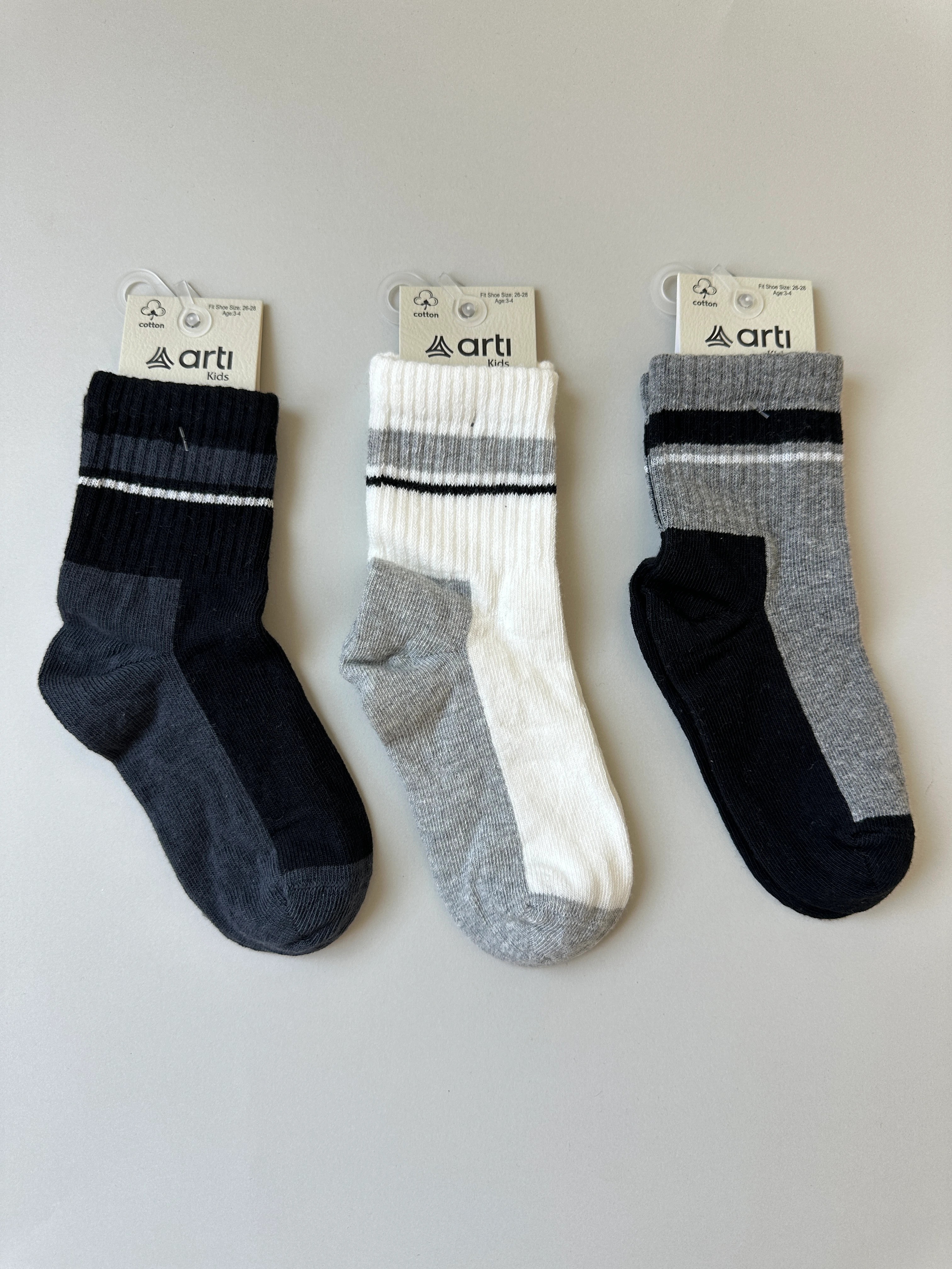 Kamer Erkek Çocuk 3'lü Soket Çorap Seti