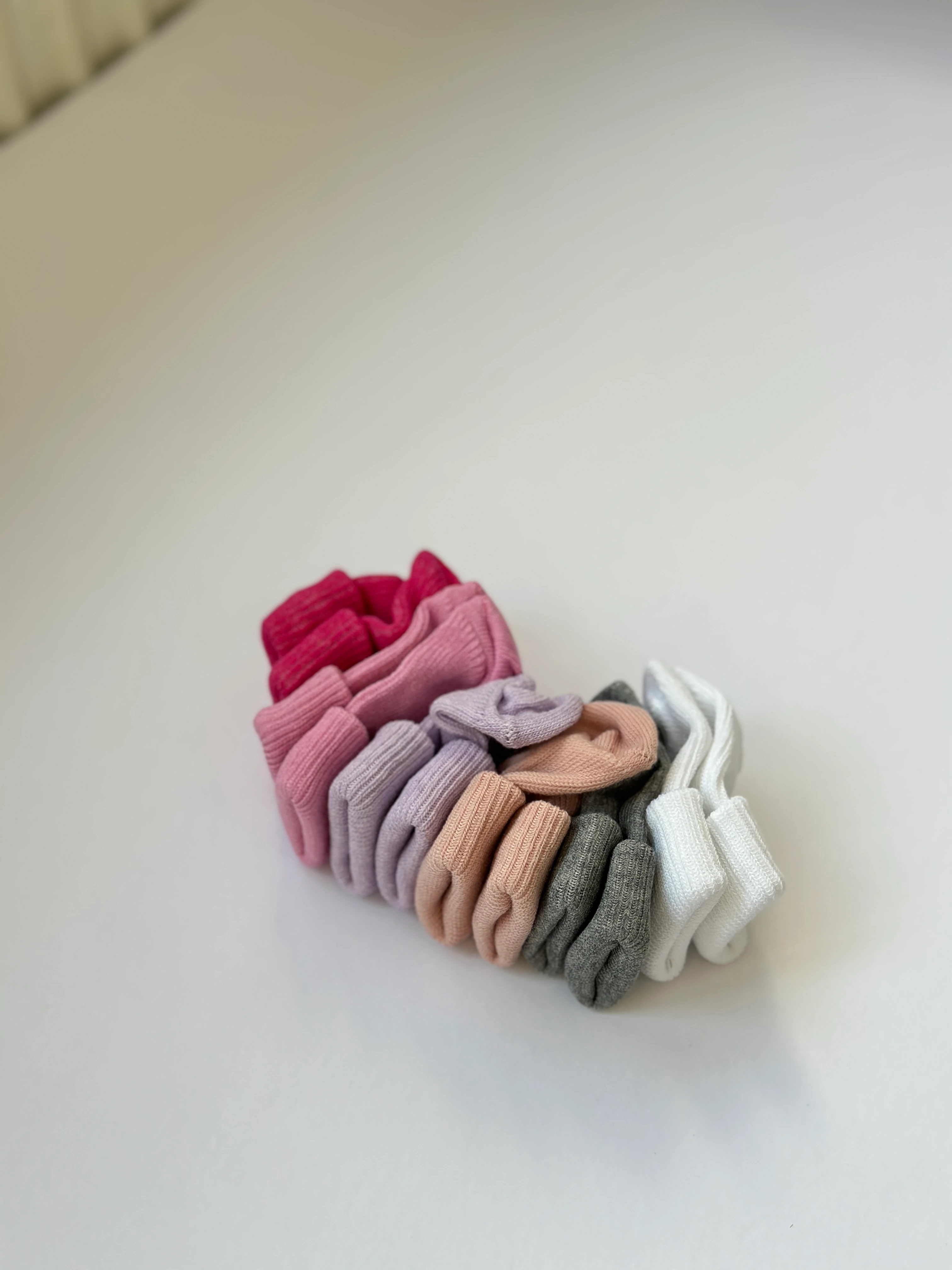 Pamuklu 6'lı Kız Bebek Çorap Seti 