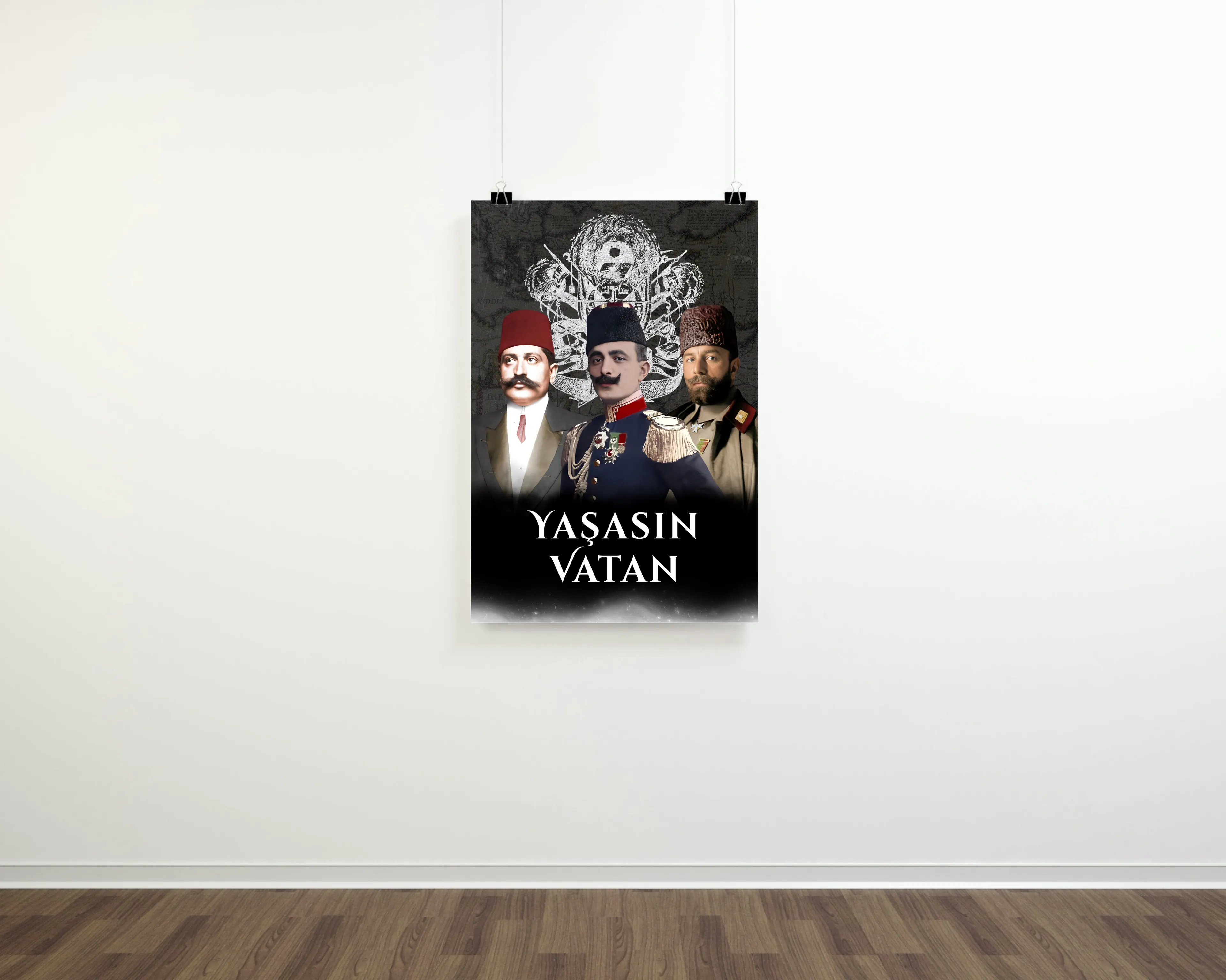 Yaşasın Vatan Posteri (İttihat ve Terakki Cemiyeti Serisi)