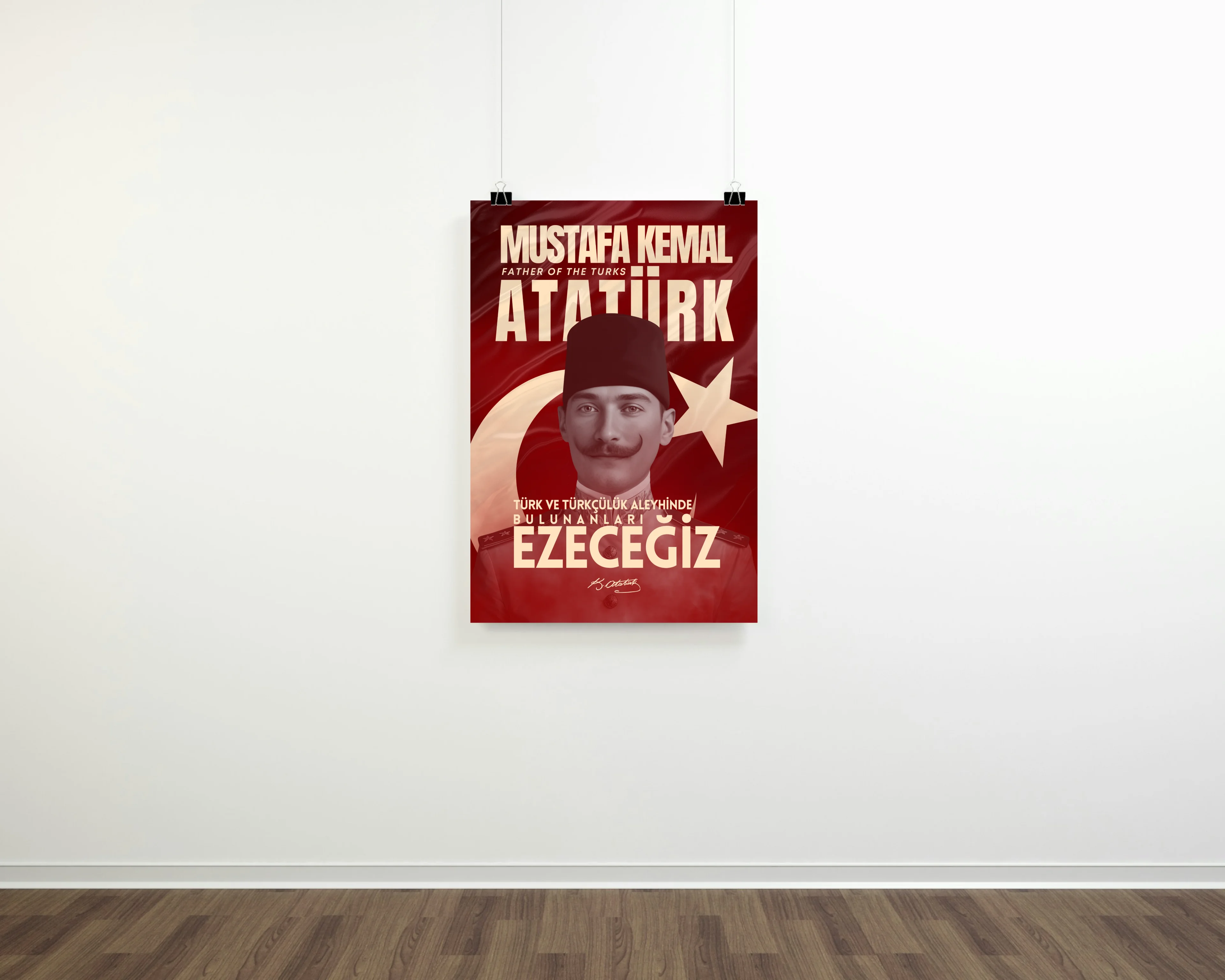 Mustafa Kemal Atatürk Posteri (Atatürk Serisi)