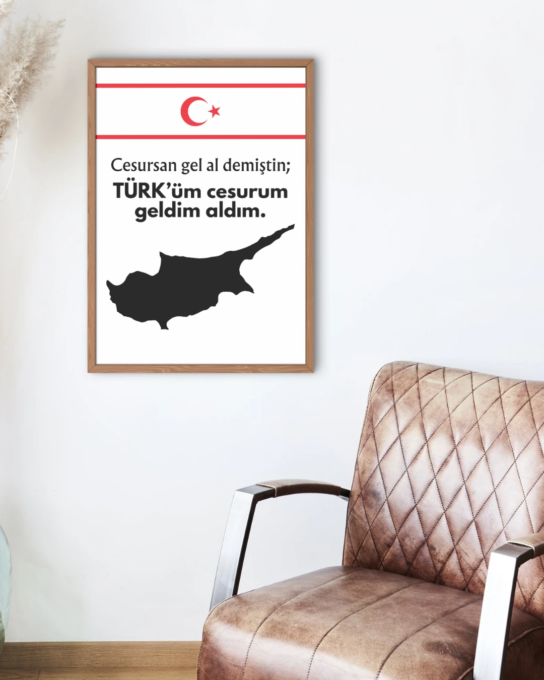 Türk’üm, Cesurum, Geldim, Aldım Posteri (Türk Silahlı Kuvvetleri Serisi)