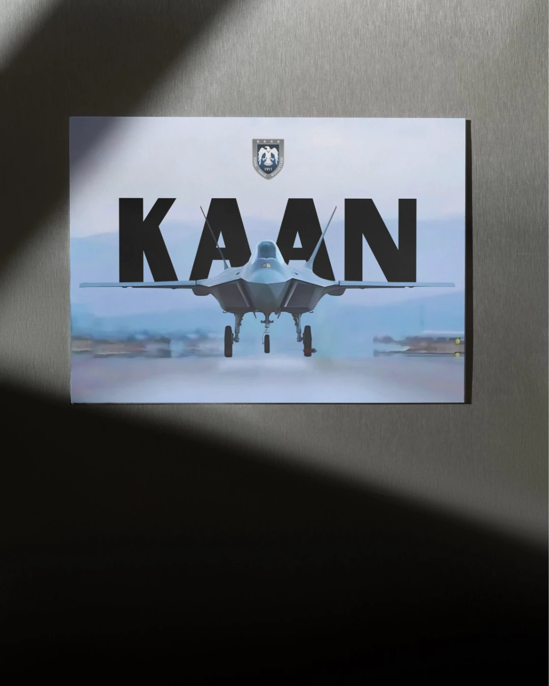 Milli Muharip Uçak KAAN Posteri (Türk Silahlı Kuvvetleri Serisi)