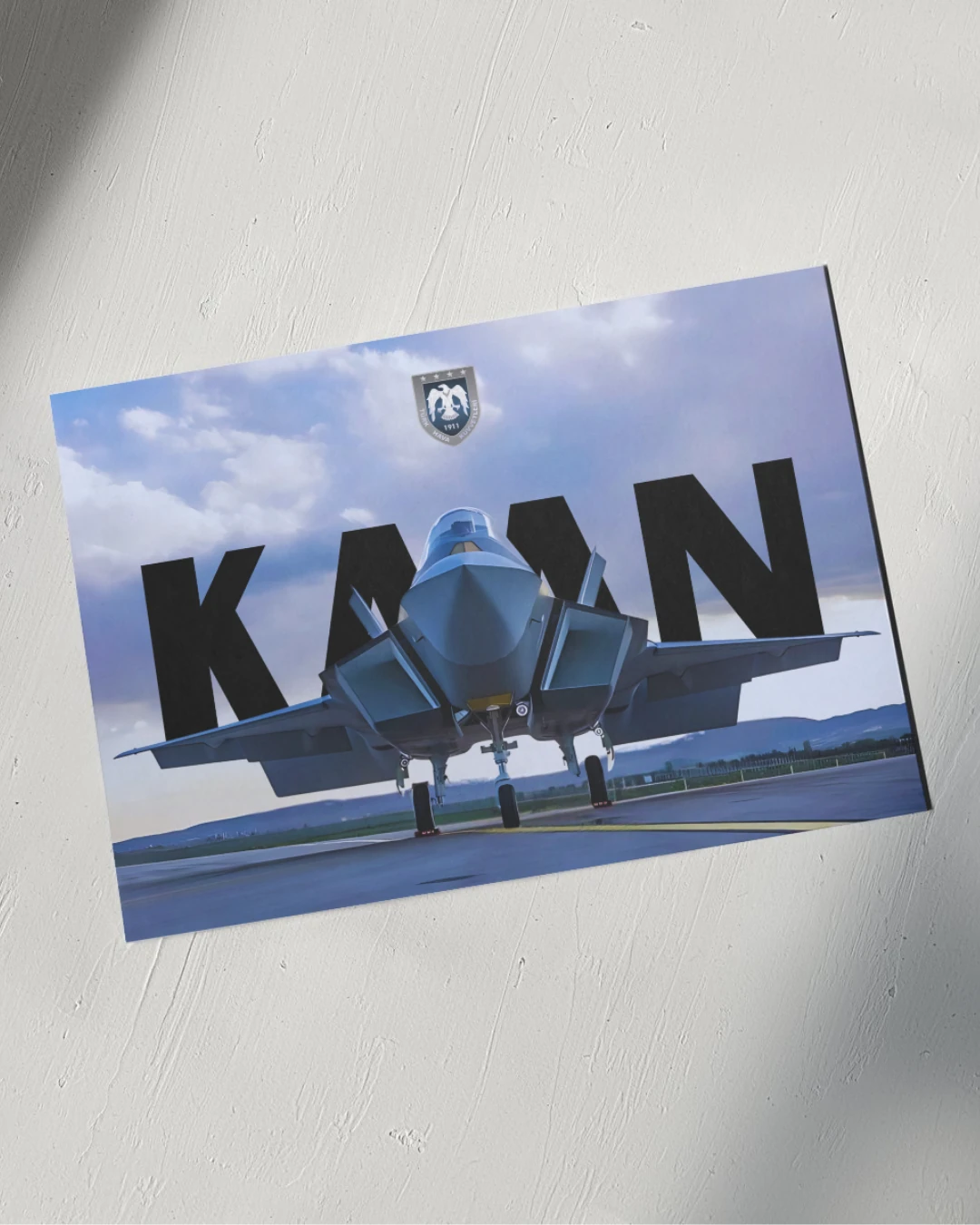 Milli Muharip Uçak KAAN Posteri (Türk Silahlı Kuvvetleri Serisi)