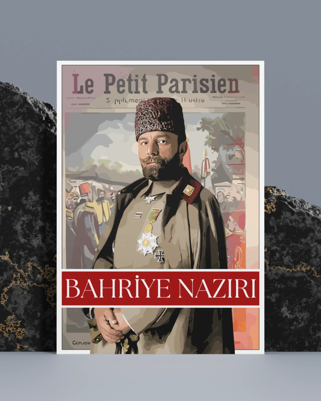 Cemal Paşa Bahriye Nazırı Posteri (İttihat ve Terakki Cemiyeti Serisi)