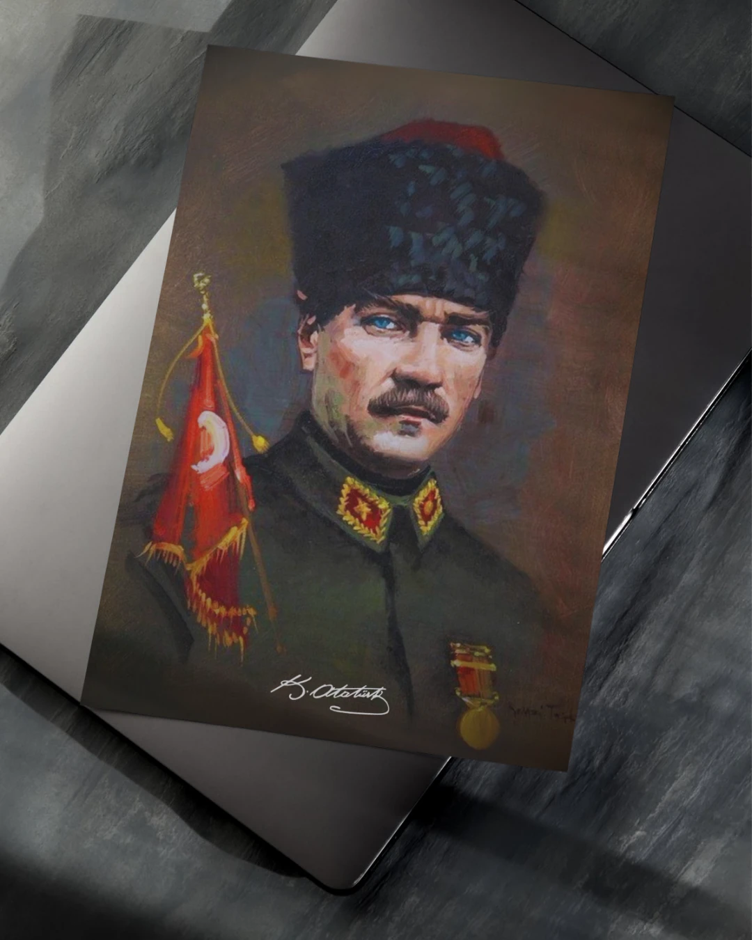 Başkumandan Mustafa Kemal Posteri (Atatürk Serisi)