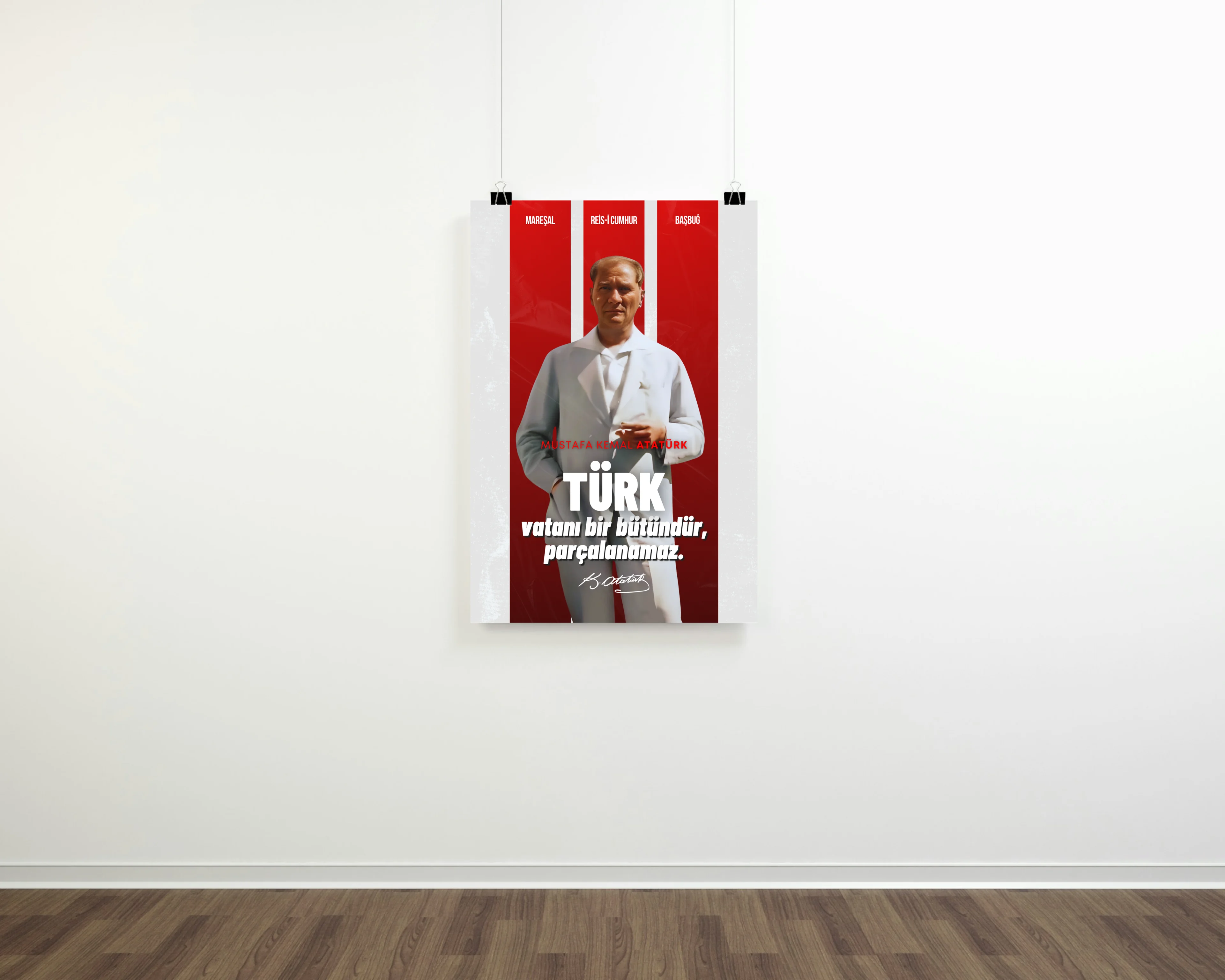 Mustafa Kemal Atatürk Posteri (Atatürk Serisi)