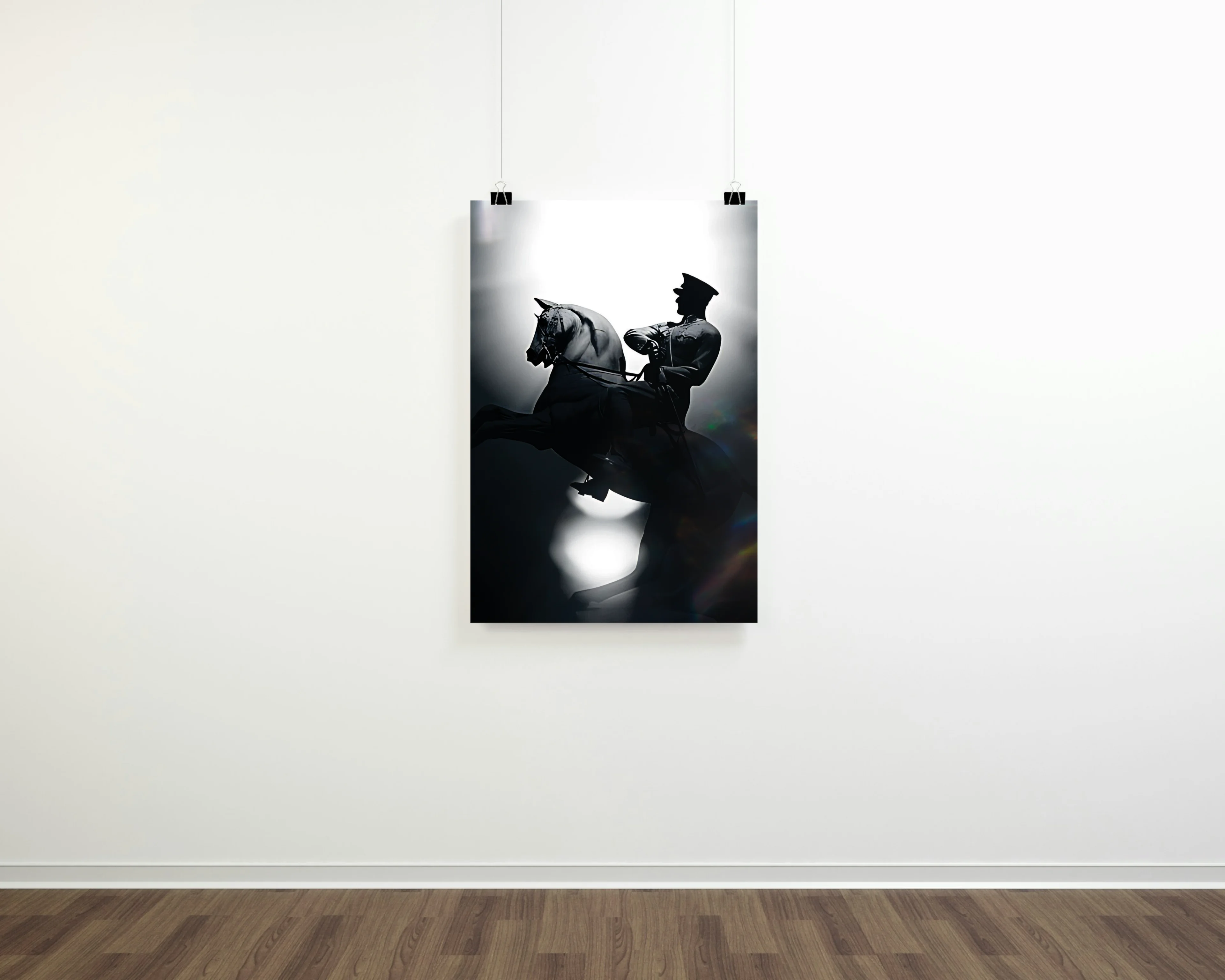 At Üstünde Atatürk Posteri (Atatürk Serisi)