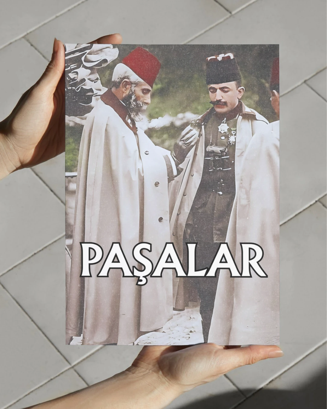 Mahmut Şevket Paşa ve Enver Paşa Posteri (İttihat ve Terakki Cemiyeti Serisi)
