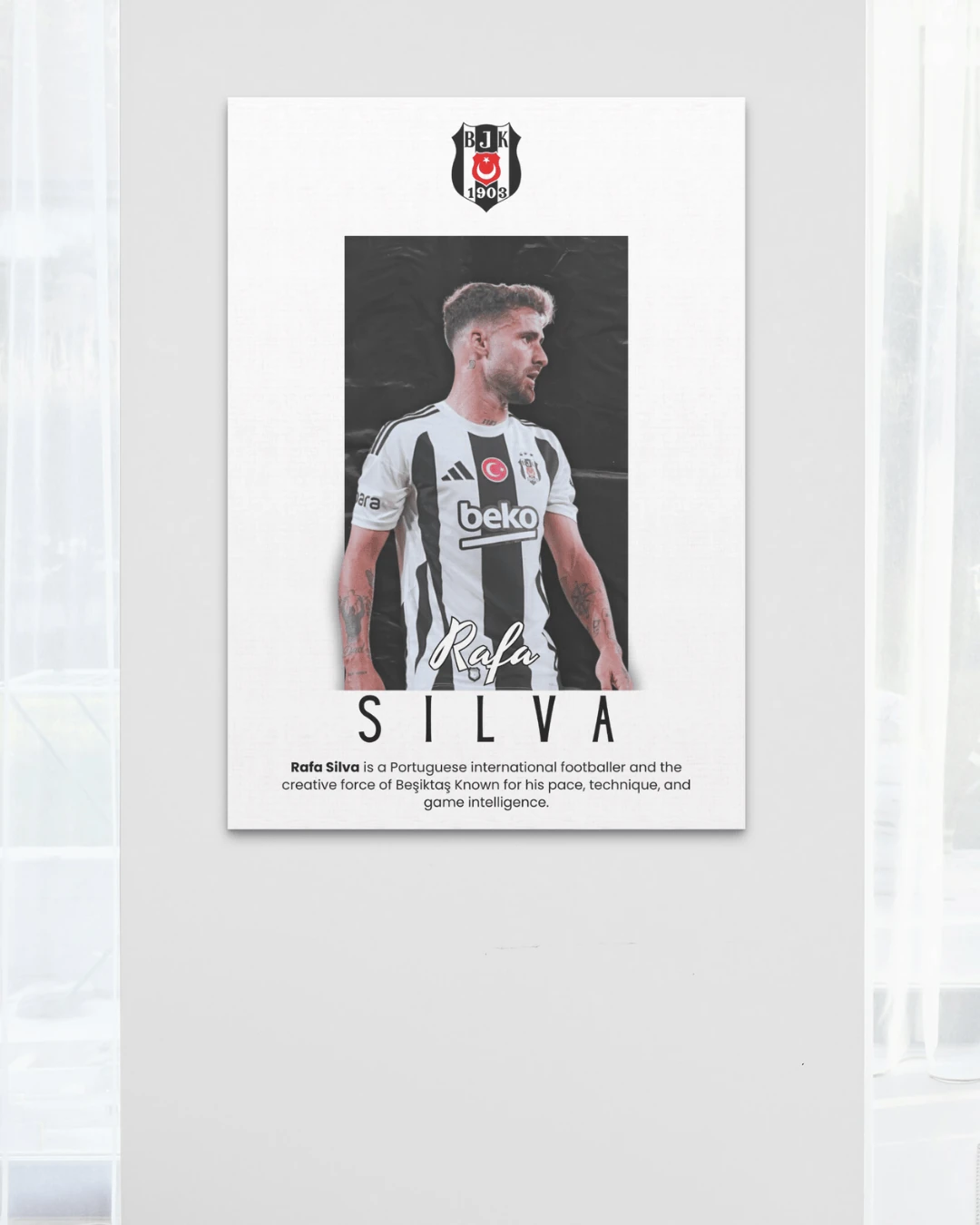 Beşiktaş Rafa Silva Posteri