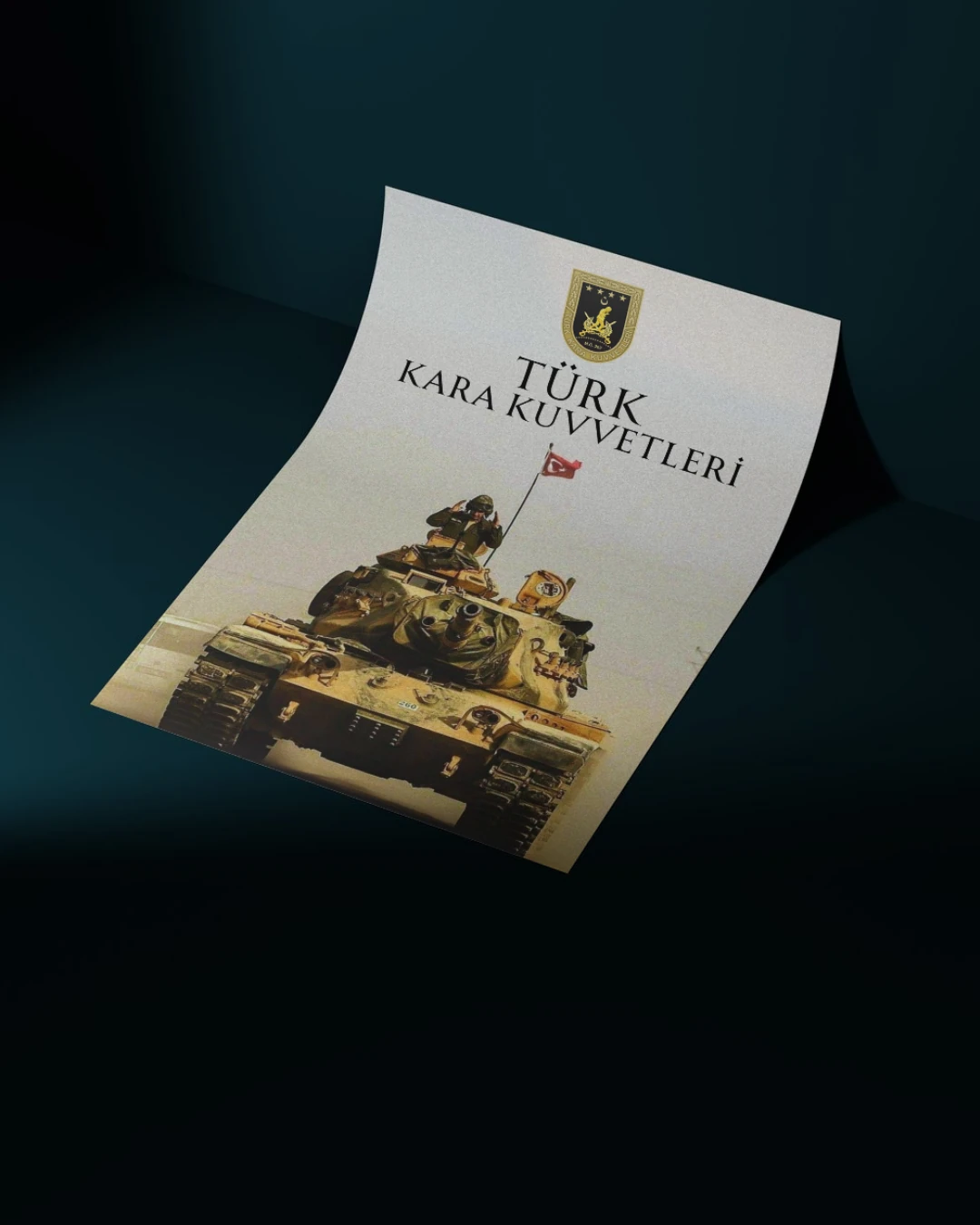 Türk Kara Kuvvetleri Tank Posteri (Türk Silahlı Kuvvetleri Serisi)