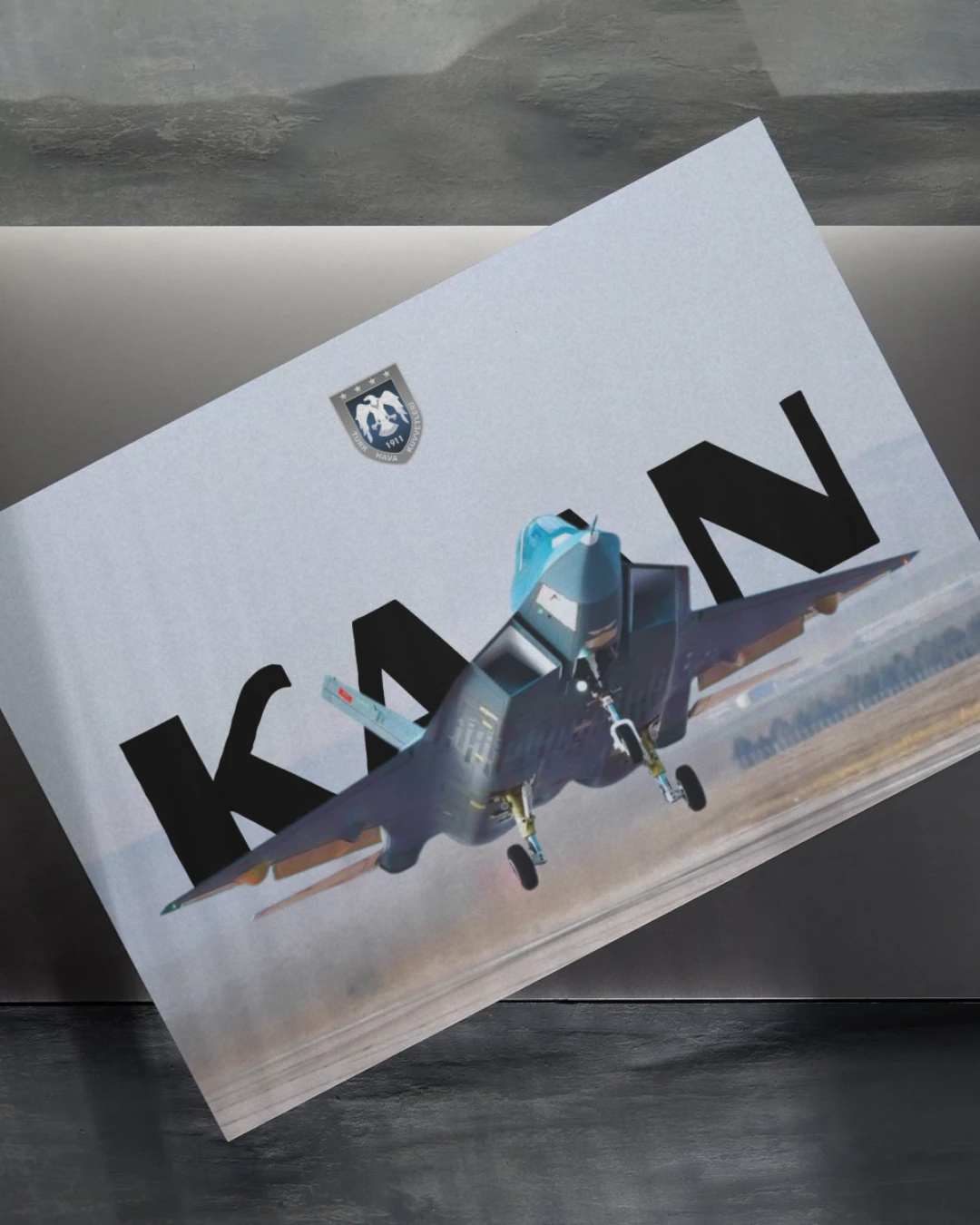 Milli Muharip Uçak KAAN Posteri (Türk Silahlı Kuvvetleri Serisi)
