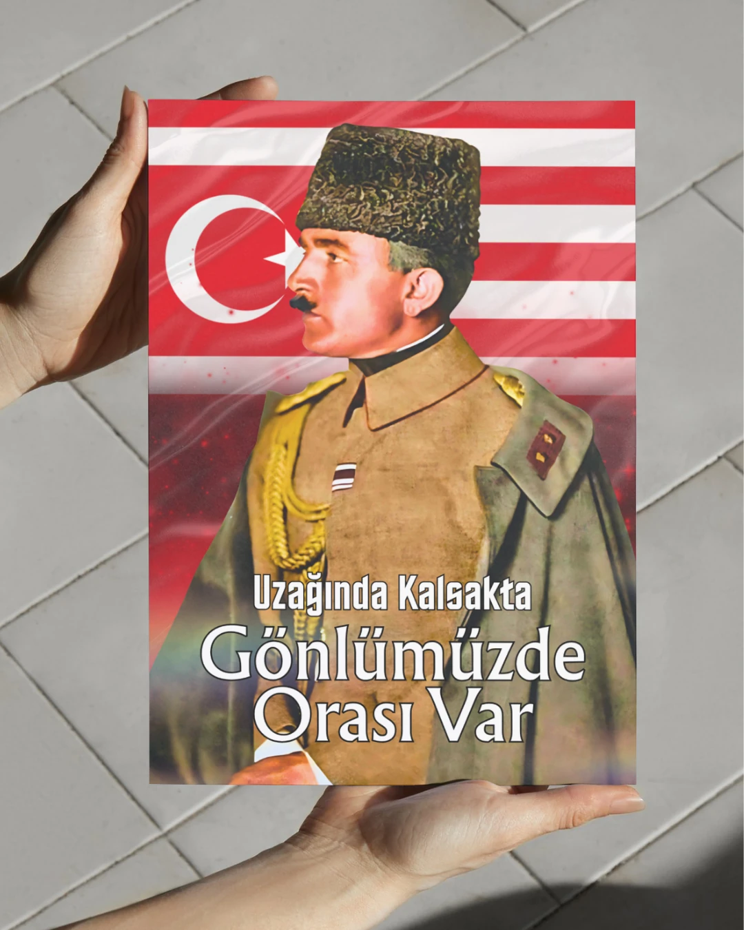 Uzağında Kalsakta Gönlümüzde Orası Var Posteri (İttihat ve Terakki Cemiyeti Serisi)
