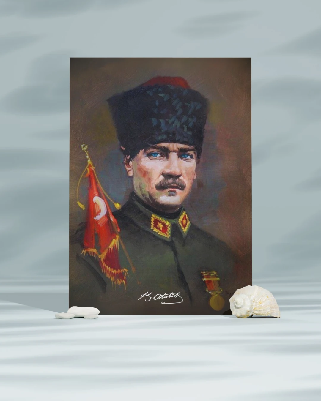 Başkumandan Mustafa Kemal Posteri (Atatürk Serisi)