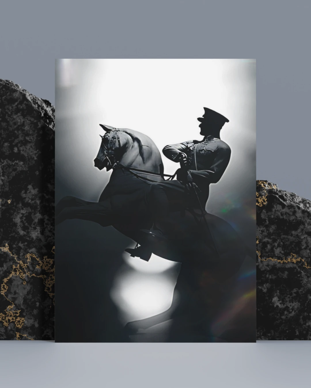 At Üstünde Atatürk Posteri (Atatürk Serisi)