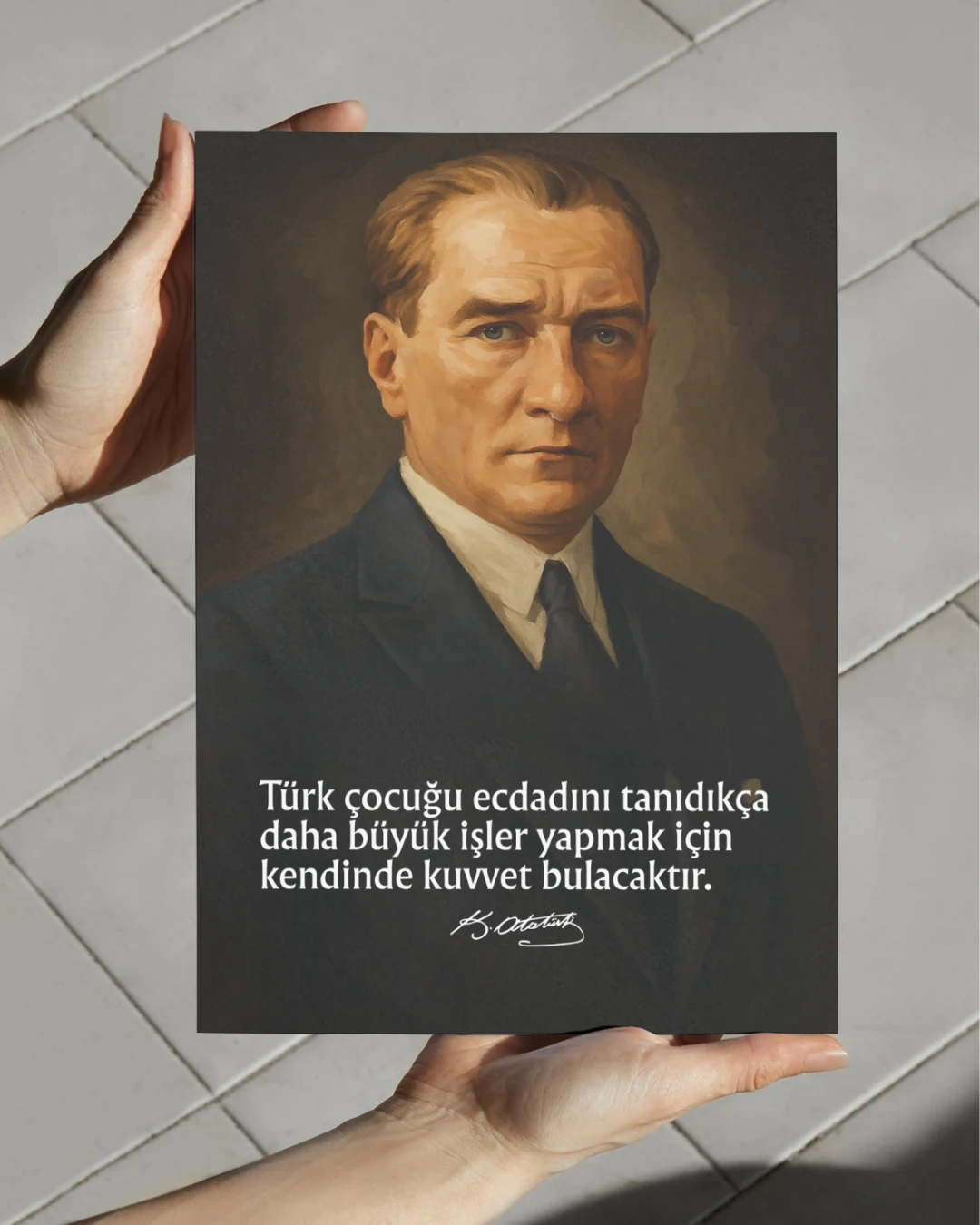 Mustafa Kemal Atatürk Posteri (Atatürk Serisi)