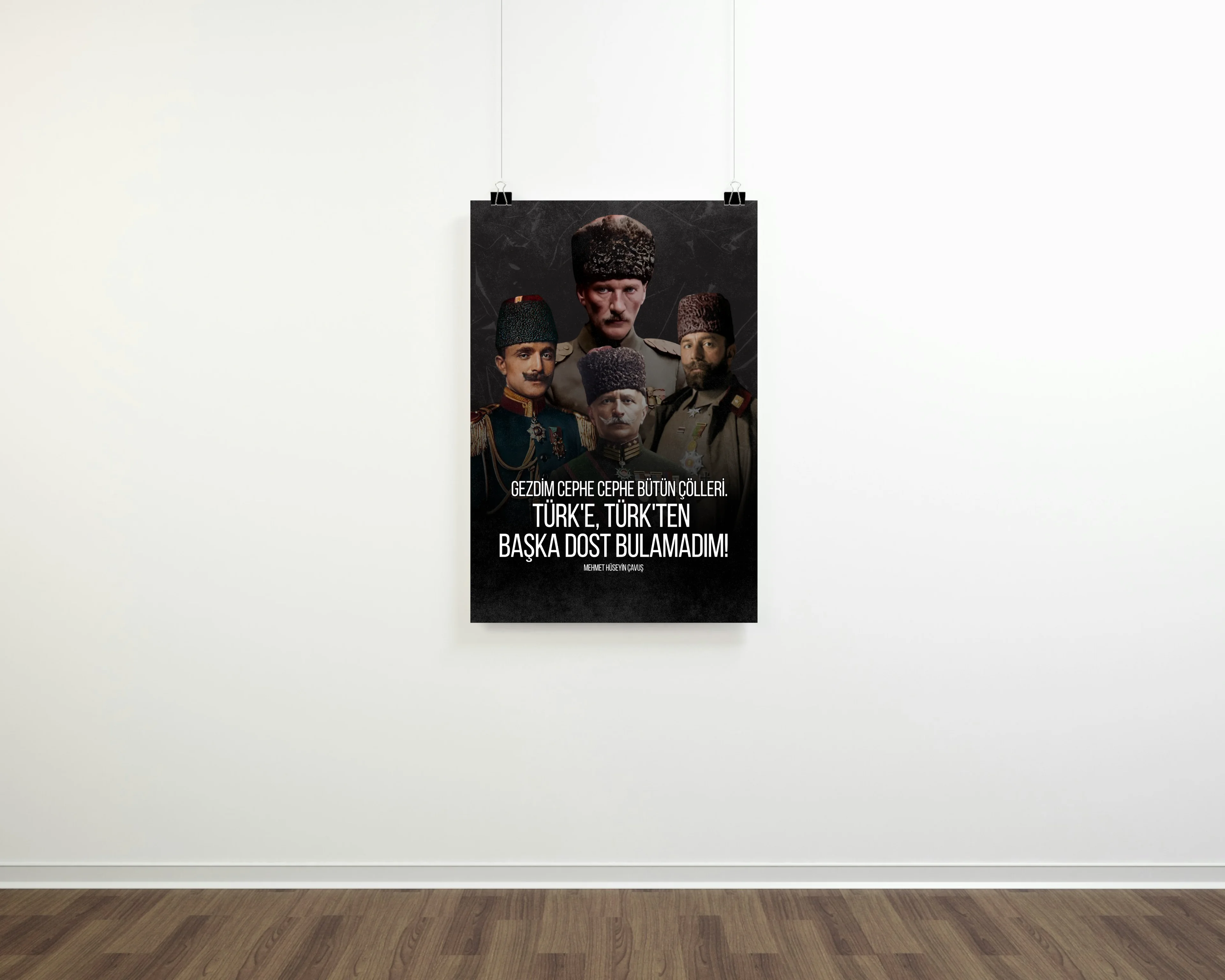 Mustafa Kemal Paşa, Enver Paşa, Cemal Paşa, Fahreddin Paşa Posteri
