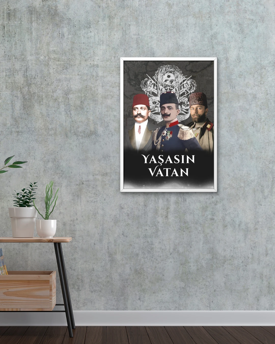 Yaşasın Vatan Posteri (İttihat ve Terakki Cemiyeti Serisi)