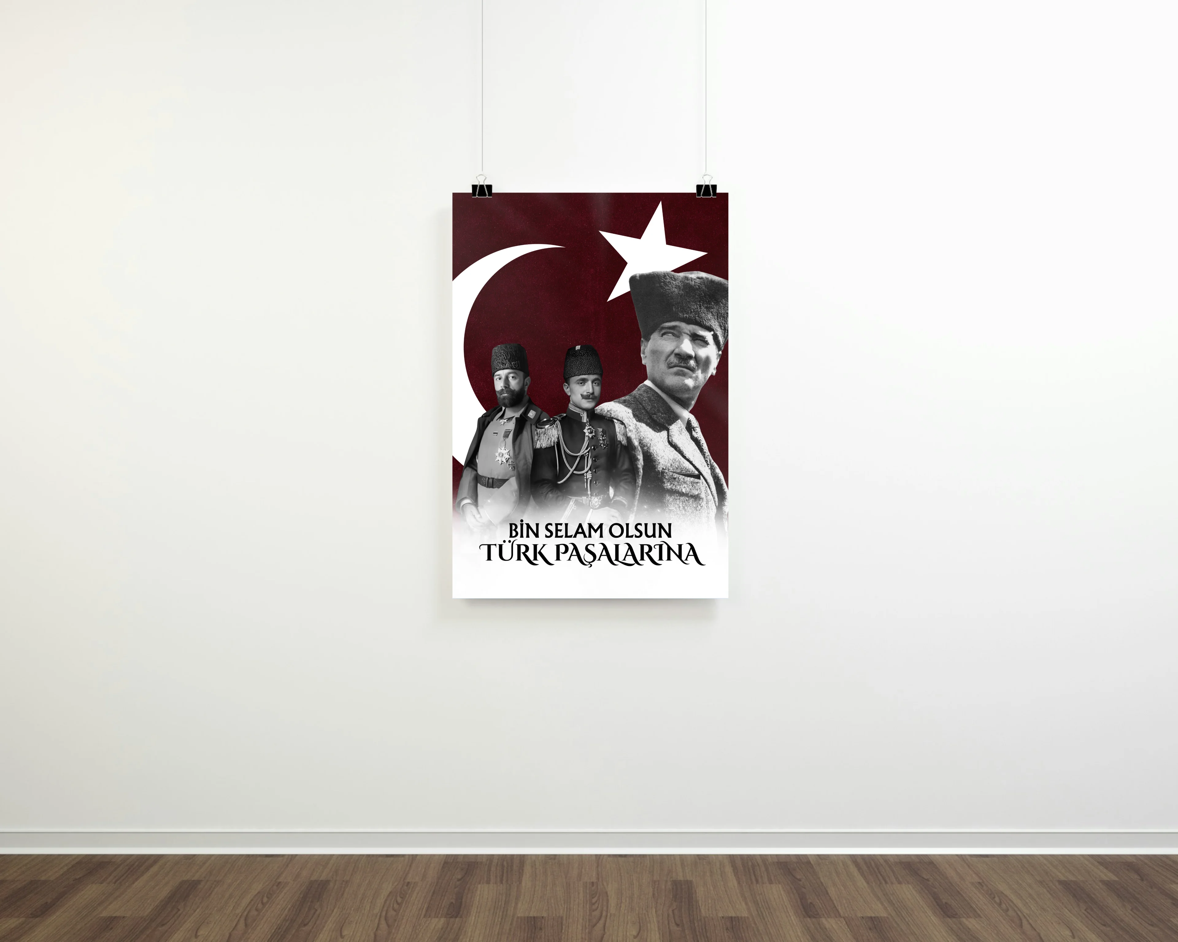 Bin Selam Olsun Türk Paşalarına Posteri (İttihat ve Terakki Cemiyeti Serisi)