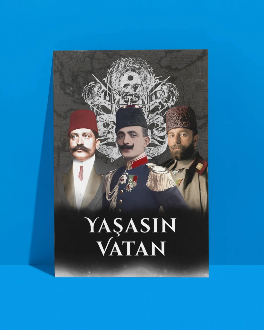 Yaşasın Vatan Posteri (İttihat ve Terakki Cemiyeti Serisi)
