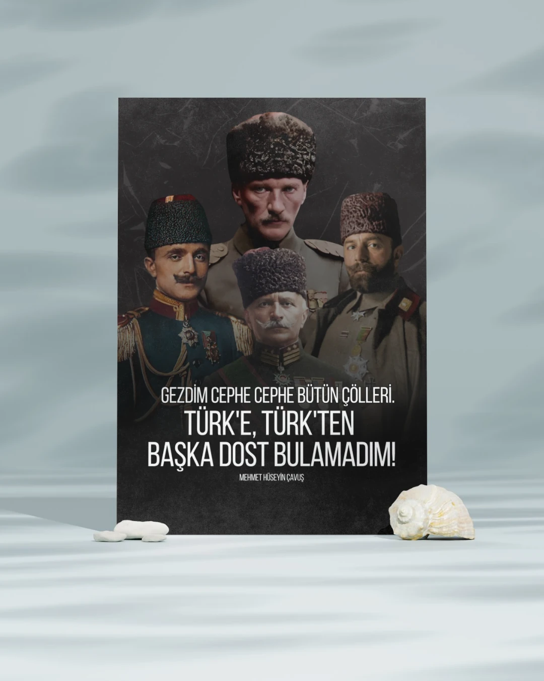 Mustafa Kemal Paşa, Enver Paşa, Cemal Paşa, Fahreddin Paşa Posteri