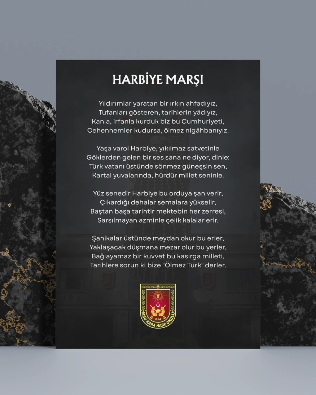 Harbiye Marşı Sözleri Posteri