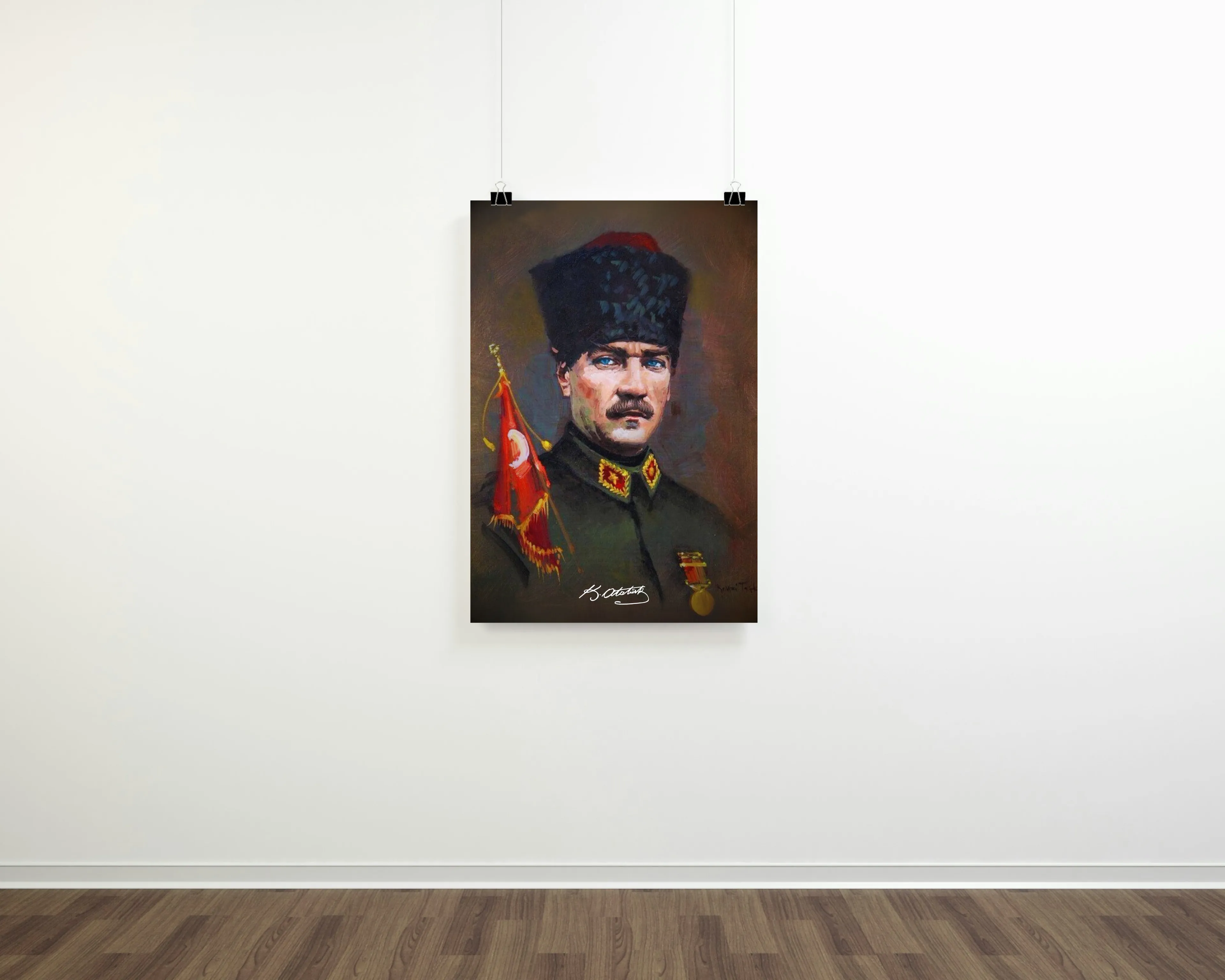 Başkumandan Mustafa Kemal Posteri (Atatürk Serisi)