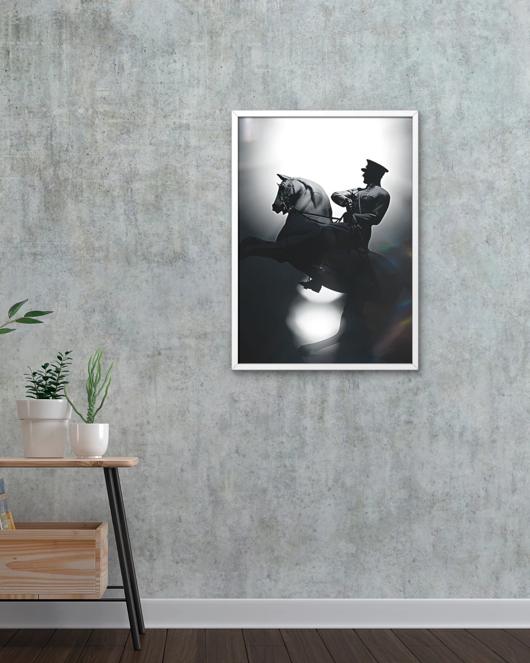 At Üstünde Atatürk Posteri (Atatürk Serisi)