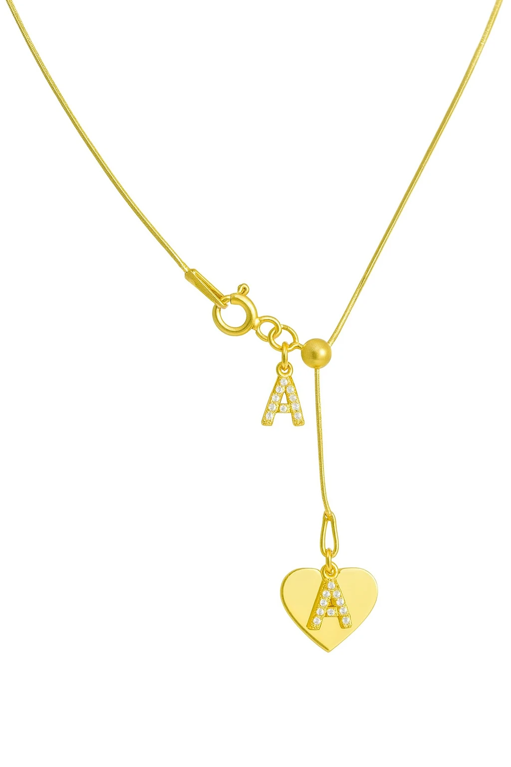 Asansör Tasarım Harf Kolye