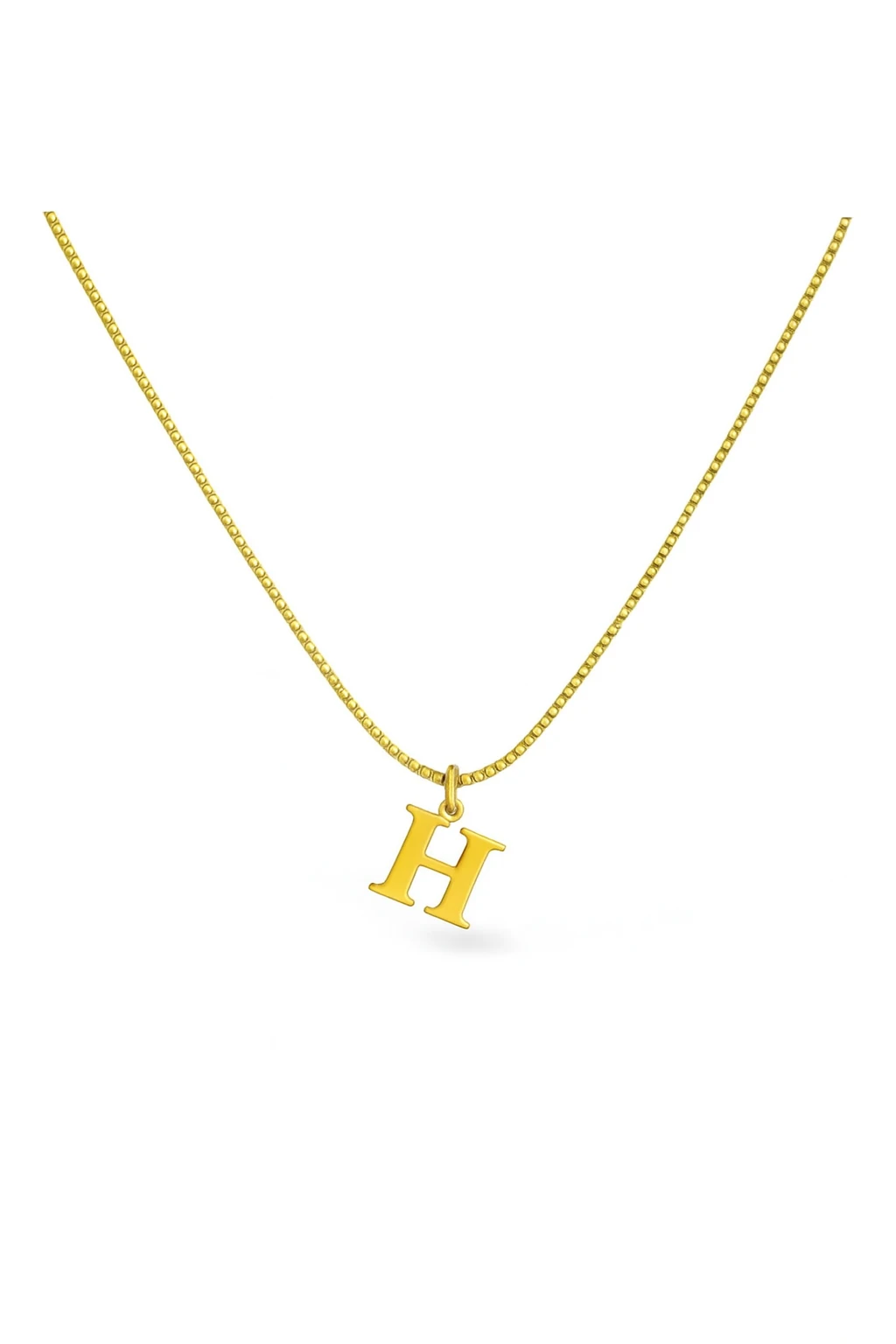 Küp Zincir Harf Kolye