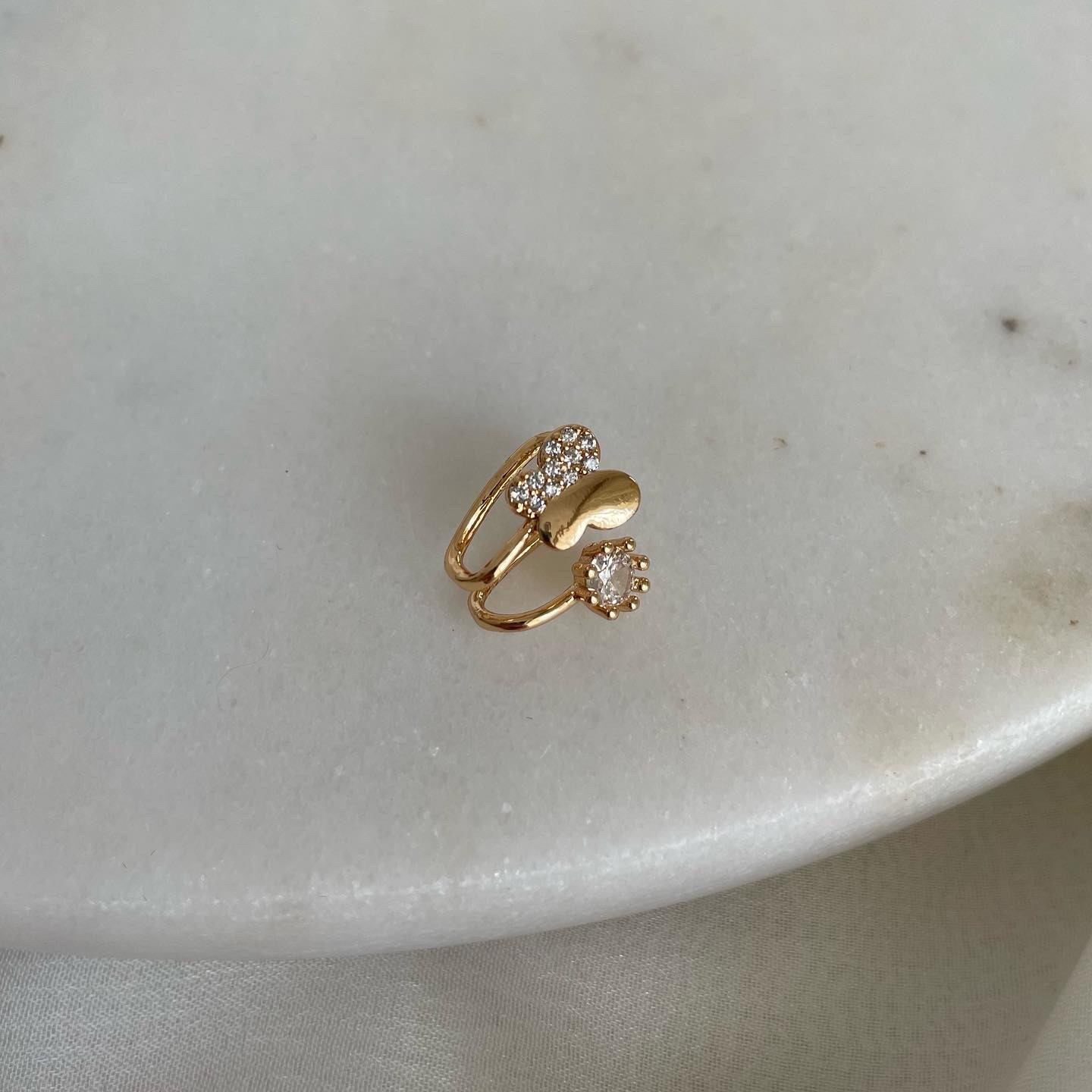Kelebek Taşlı Earcuff image