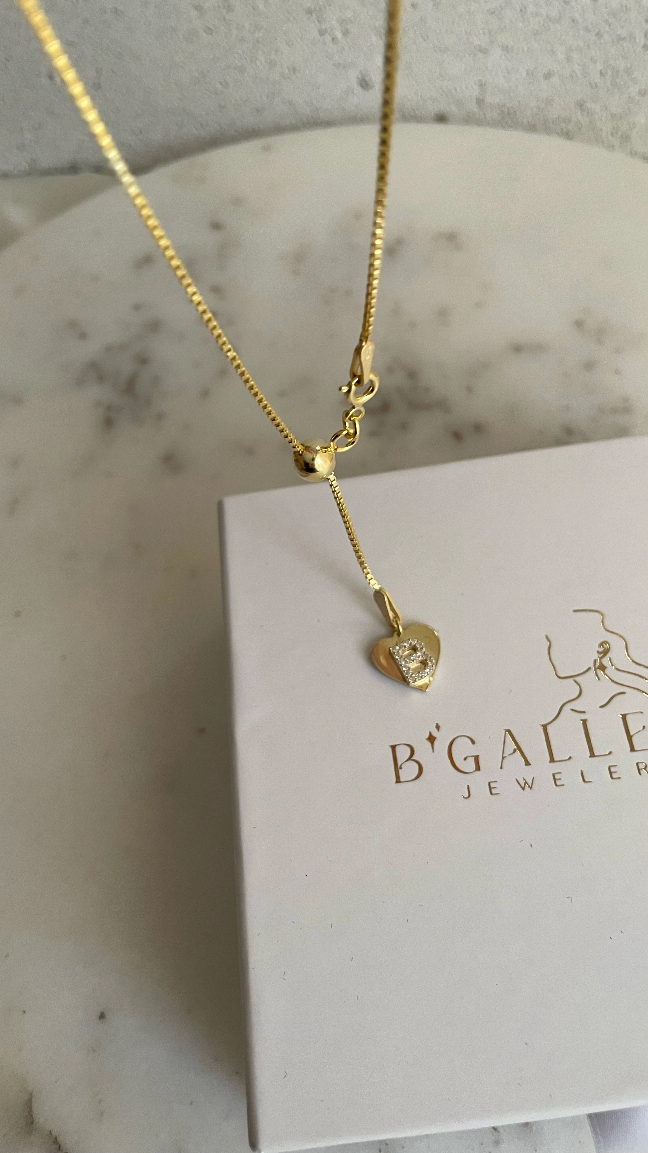 Asansör Zincir Harf Kolye